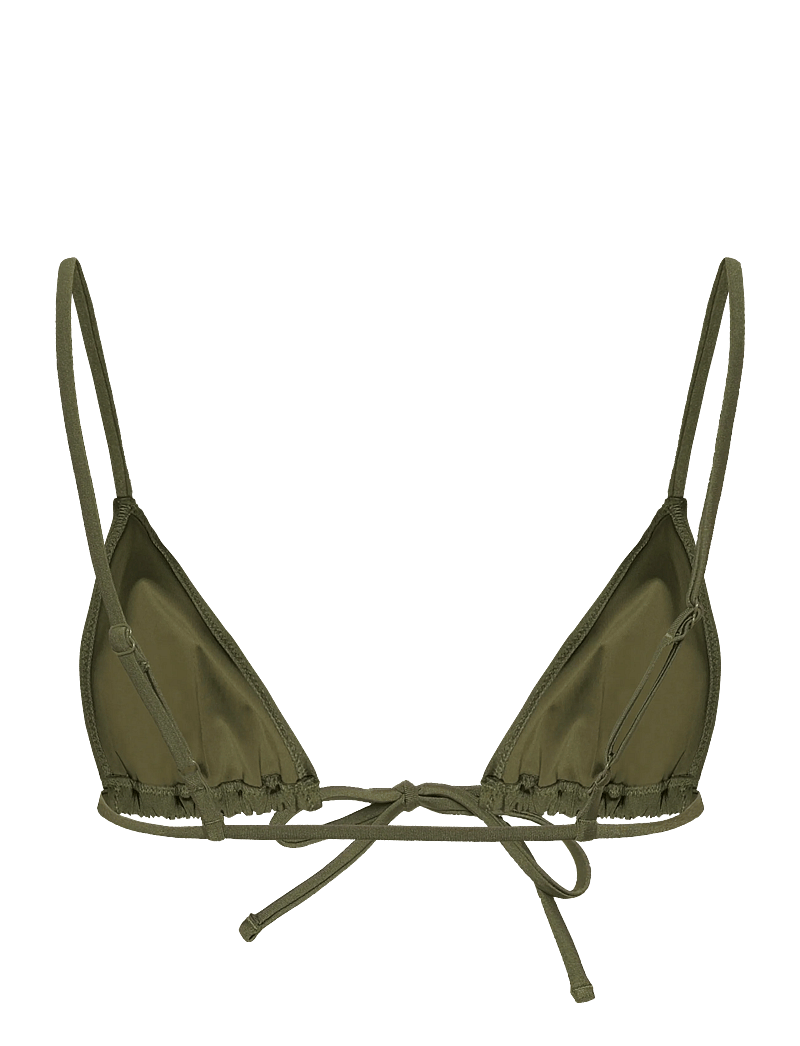 Weekday - Triangle Bikini Top - triangle bikinis - olive green - 1