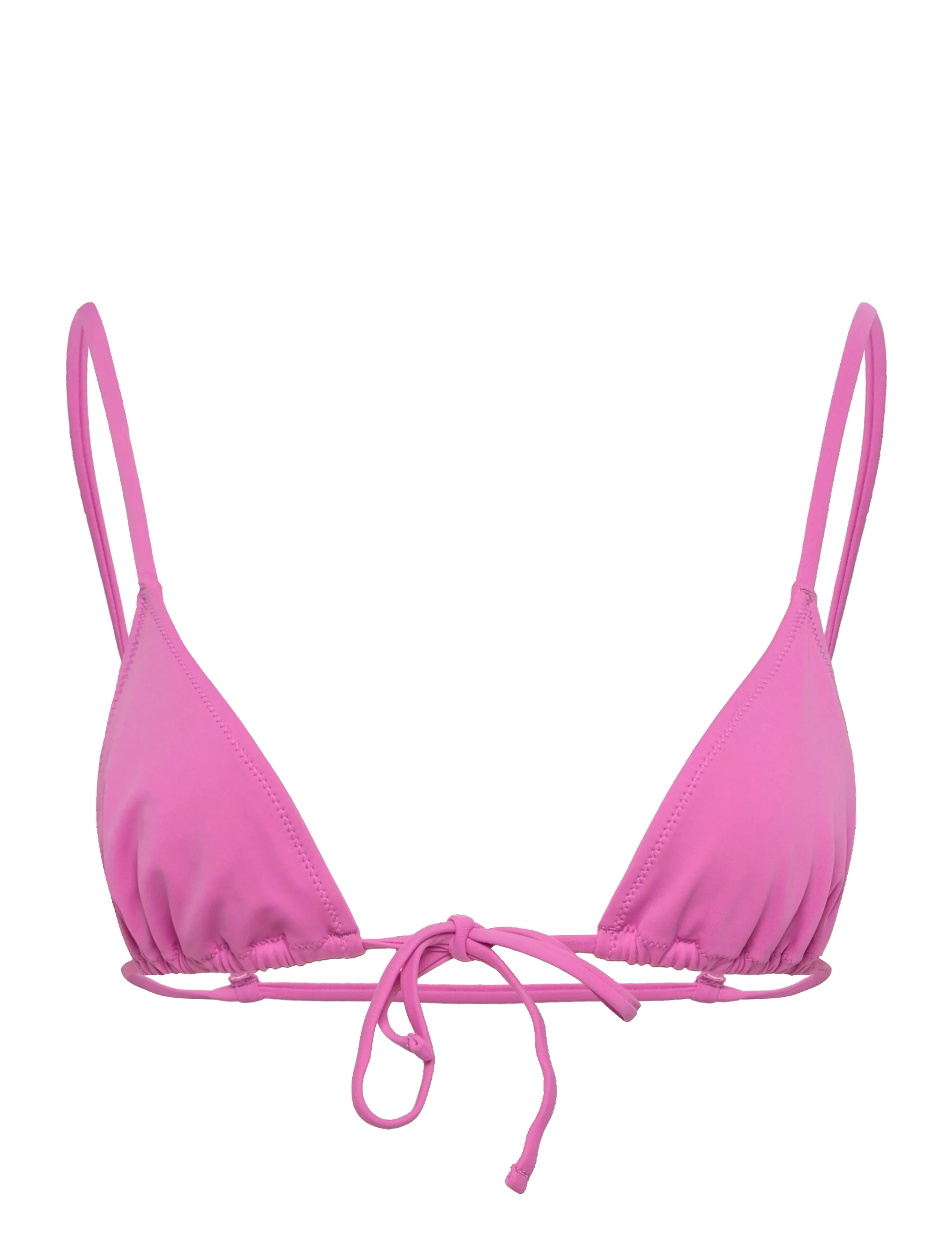 Weekday Triangle Bikini Top - Bikini Tops - PINK / pink/rose