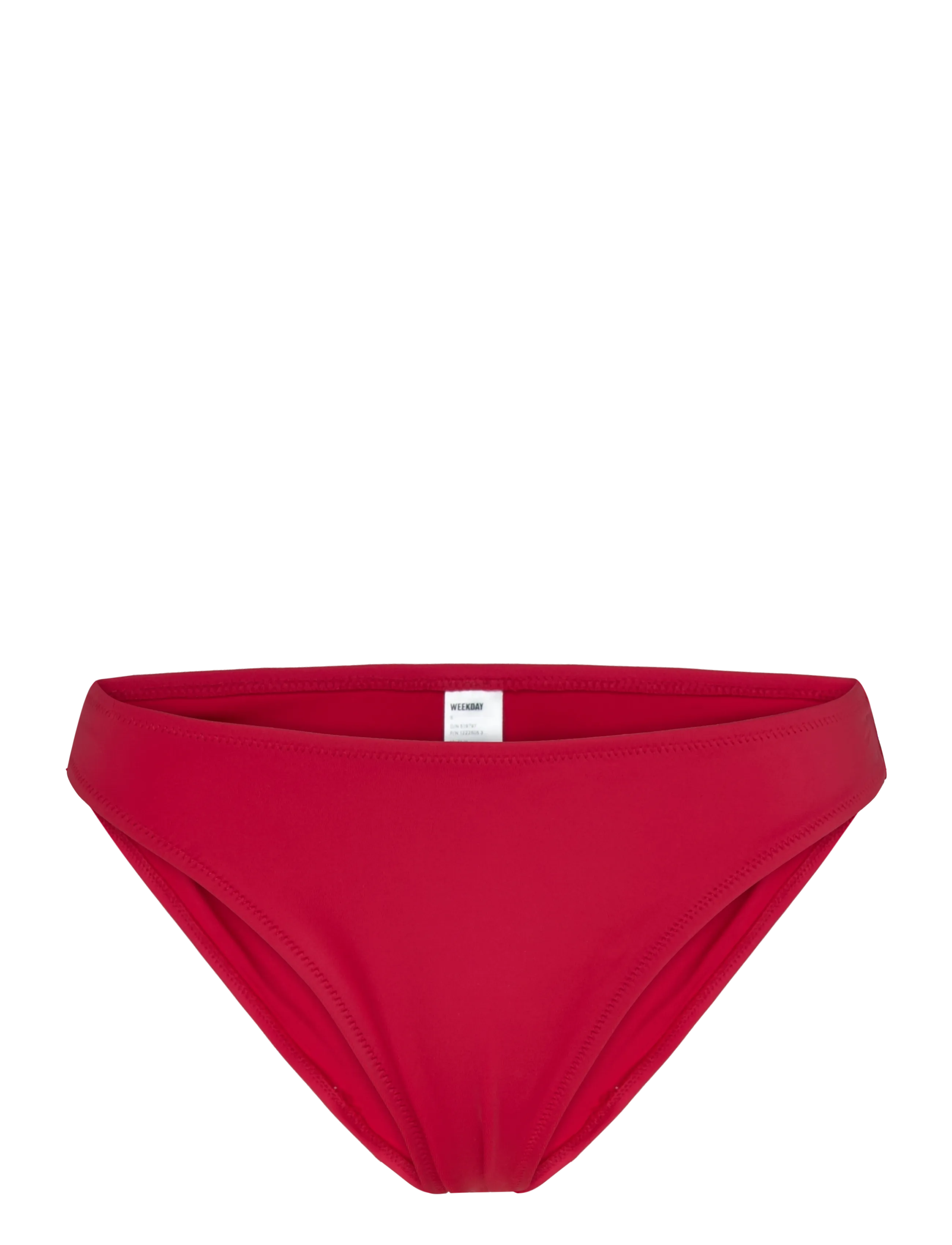 Weekday Scoop Bikini Bottoms, Kvinder, Bikinibukser, Rød, Str: XXS