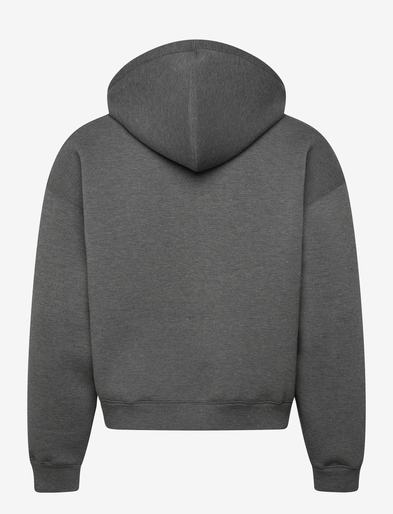 Weekday - SCUBA SIMON ZIP HOODIE - hoodies - dark grey melange - 1