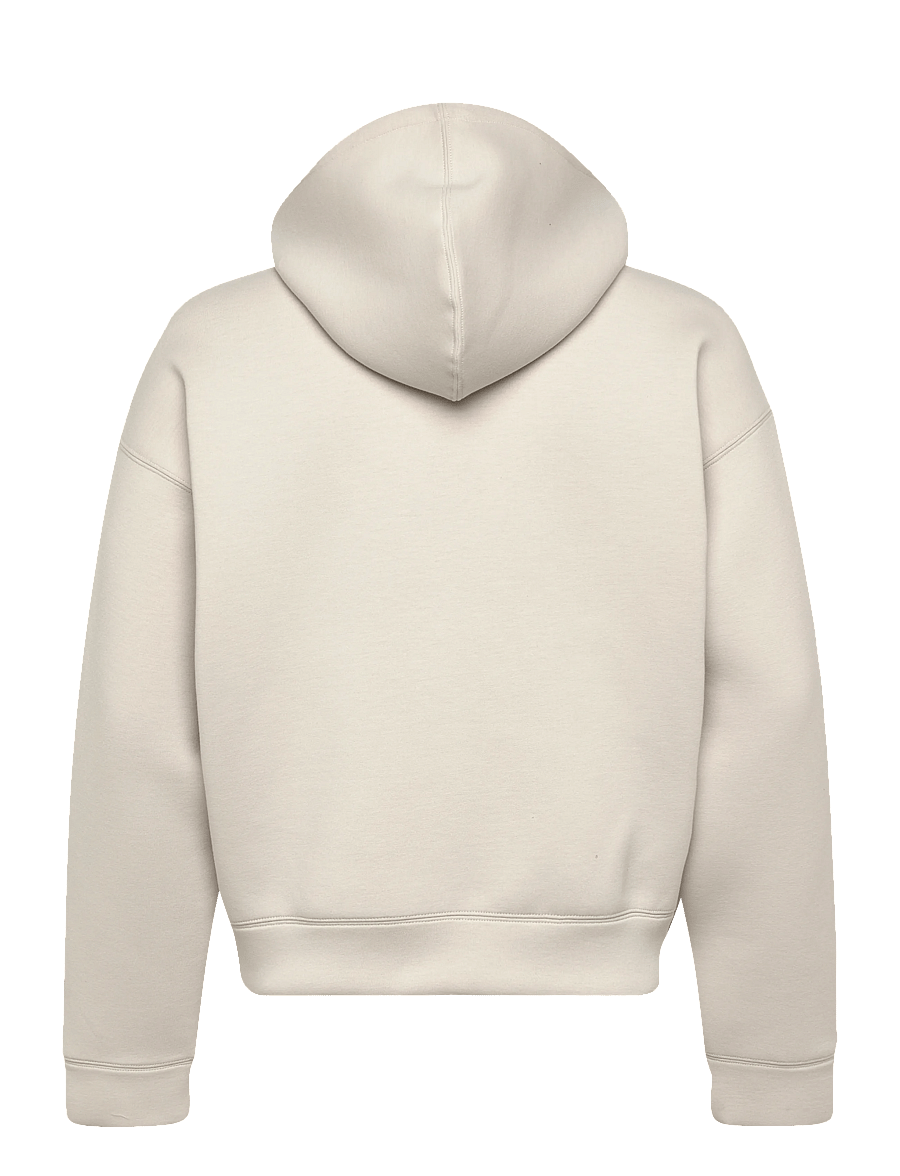 Weekday - Simon Scuba Zip Hoodie - hoodies - mole dusty light - 1