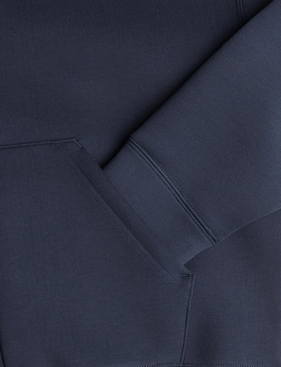 Weekday - Simon Scuba Zip Hoodie - hættetrøjer - navy - 3