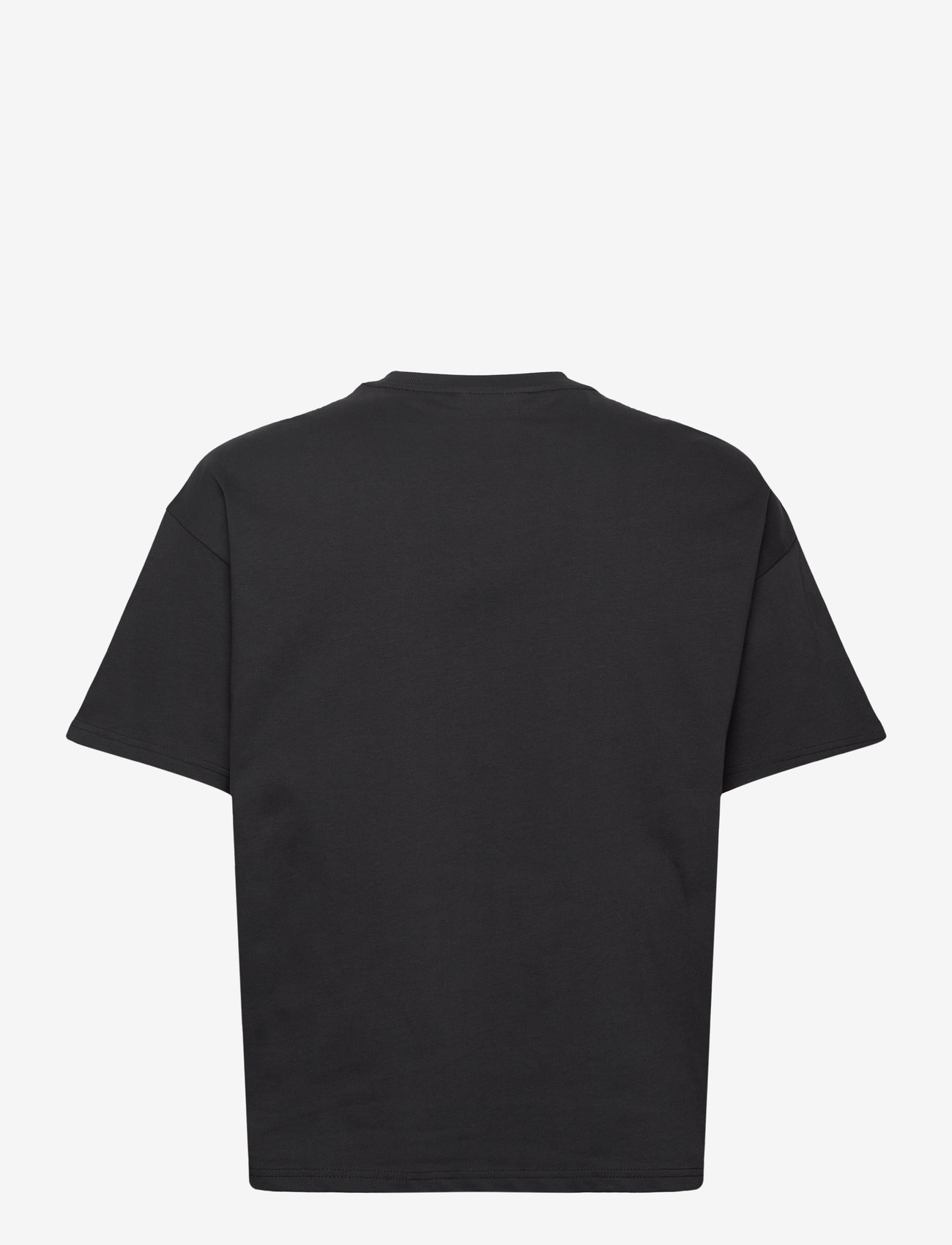 Weekday - Great Boxy Printed Graphic Tee - short-sleeved t-shirts - black dark - 1