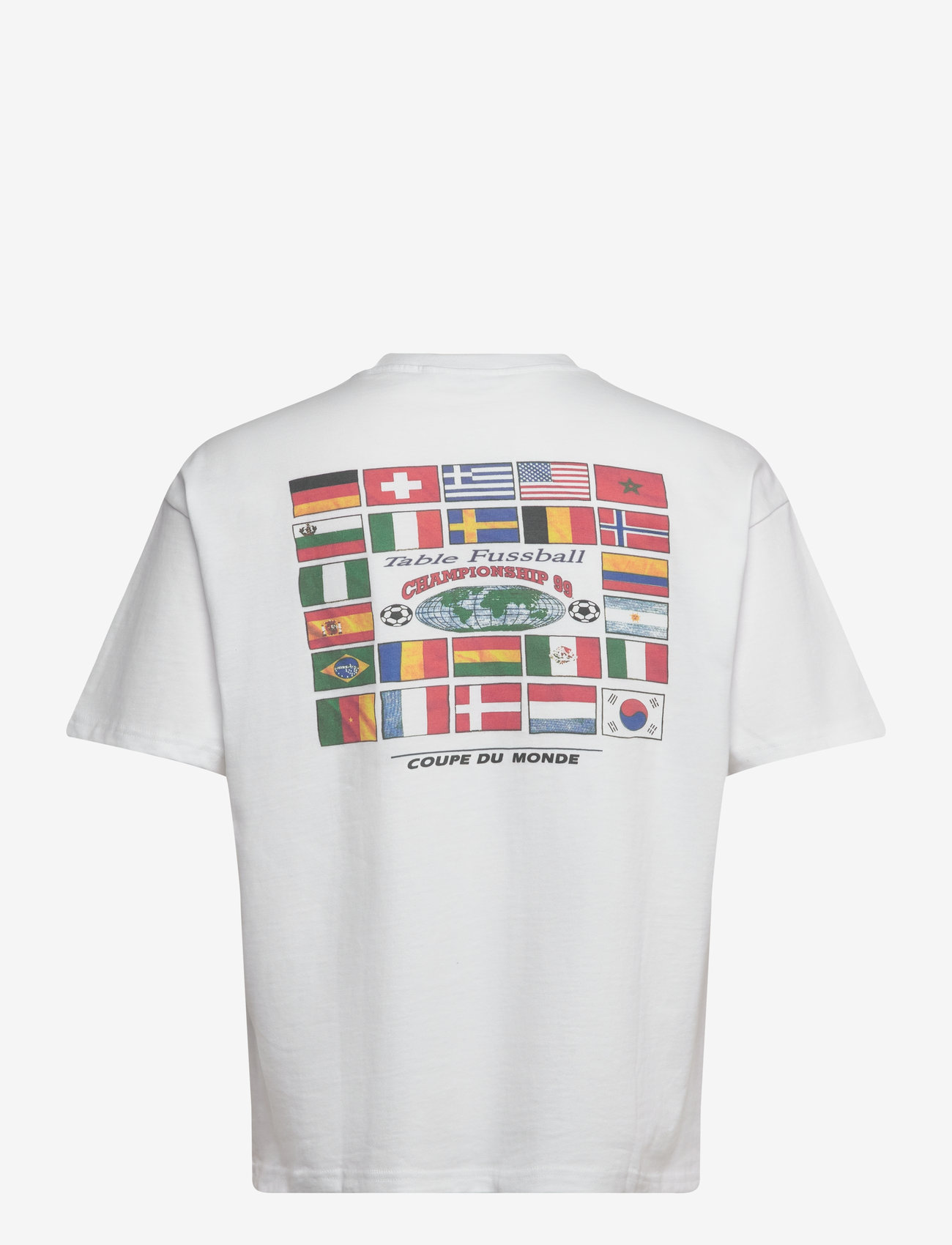 Weekday - Great Boxy Printed Graphic Tee - lühikeste varrukatega t-särgid - white - 1