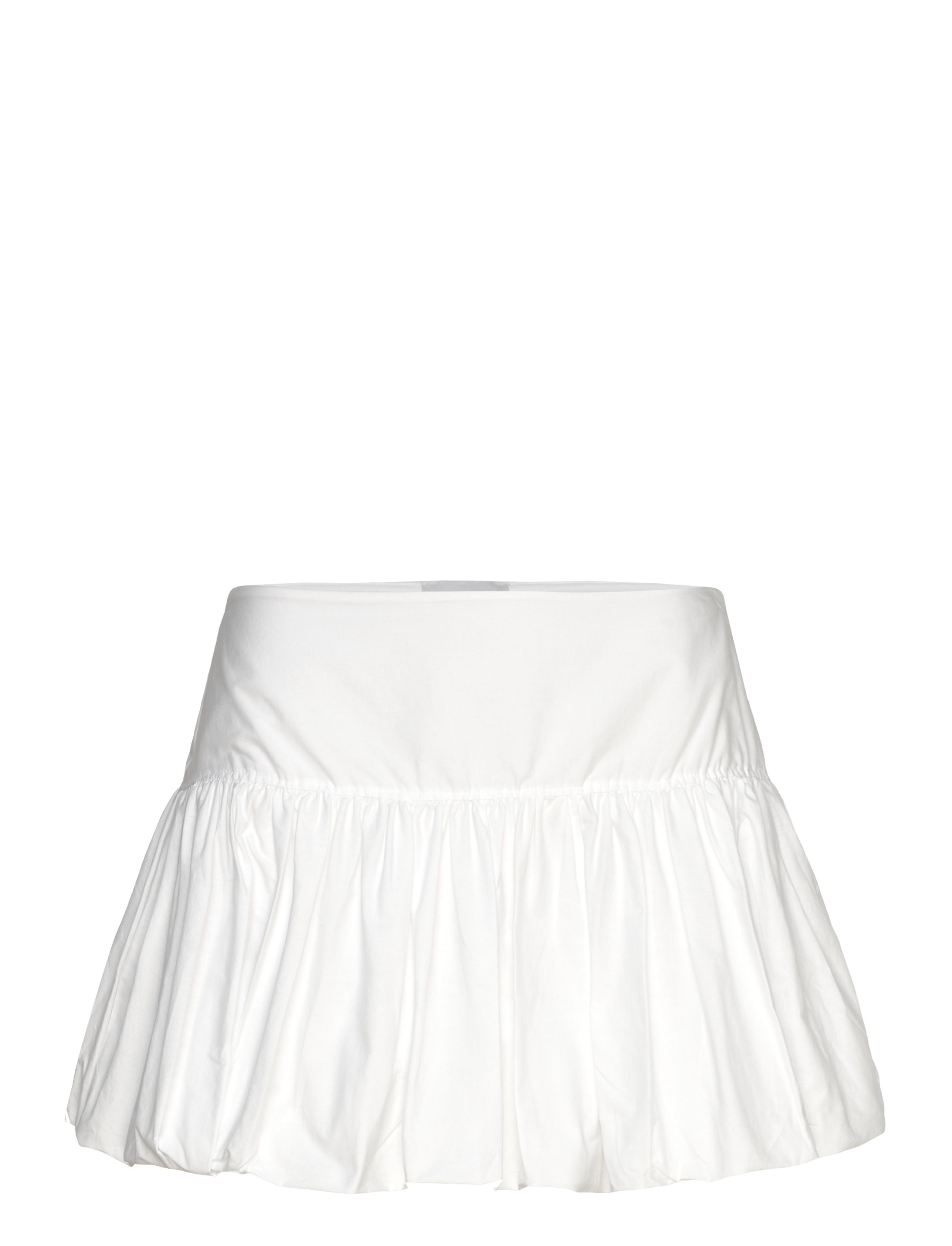 Weekday Balloon Mini Skirt - Weekday - WHITE / white