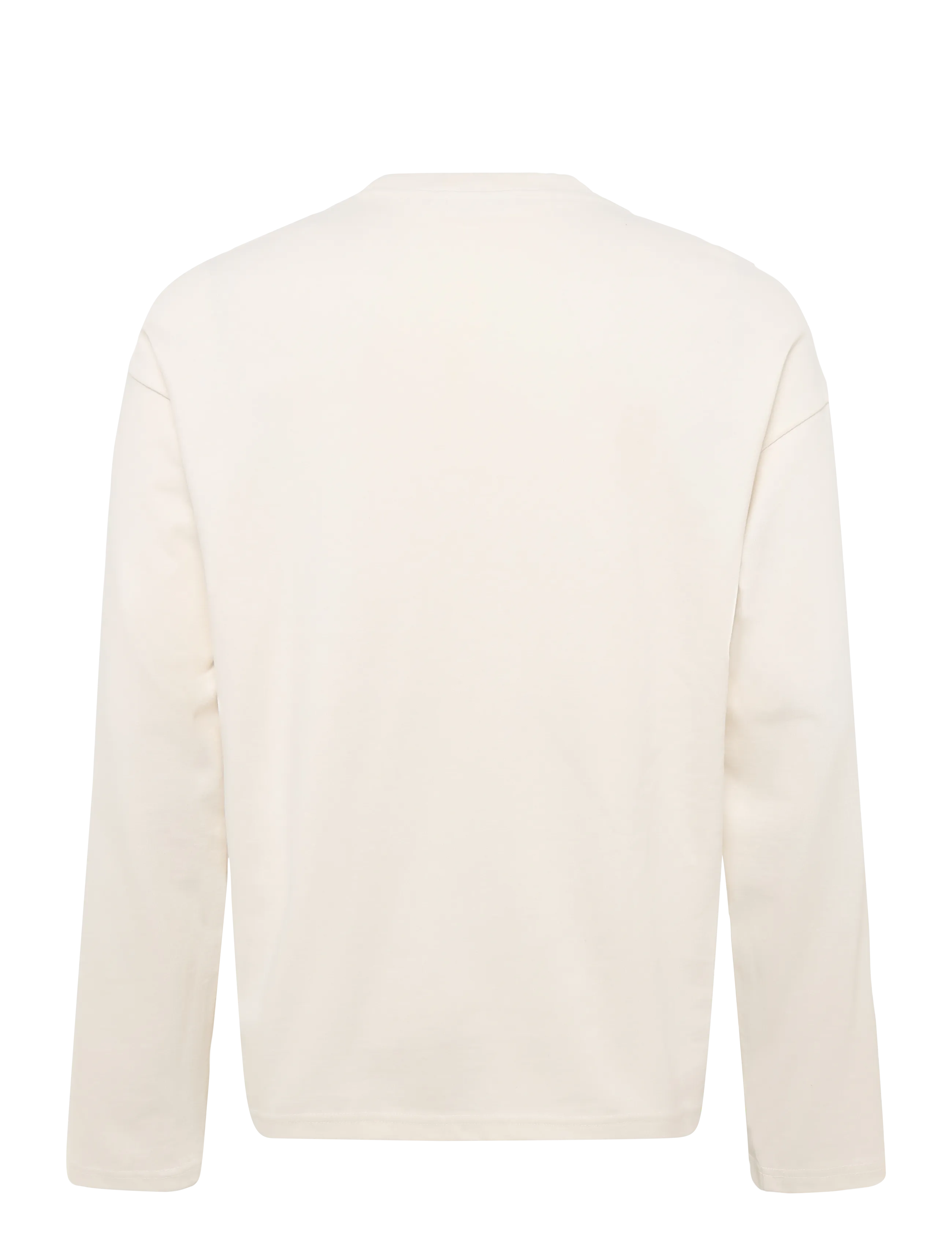 Weekday - Great Boxy Graphic Long Sleeve T-shirt - long-sleeved t-shirts - off white "karma" - 1