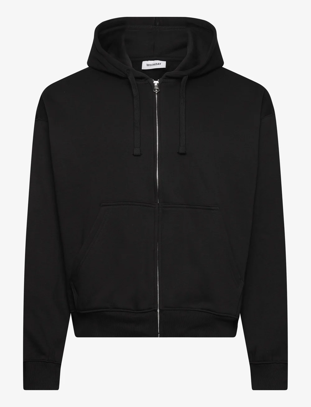 Black hoodie white zipper shop