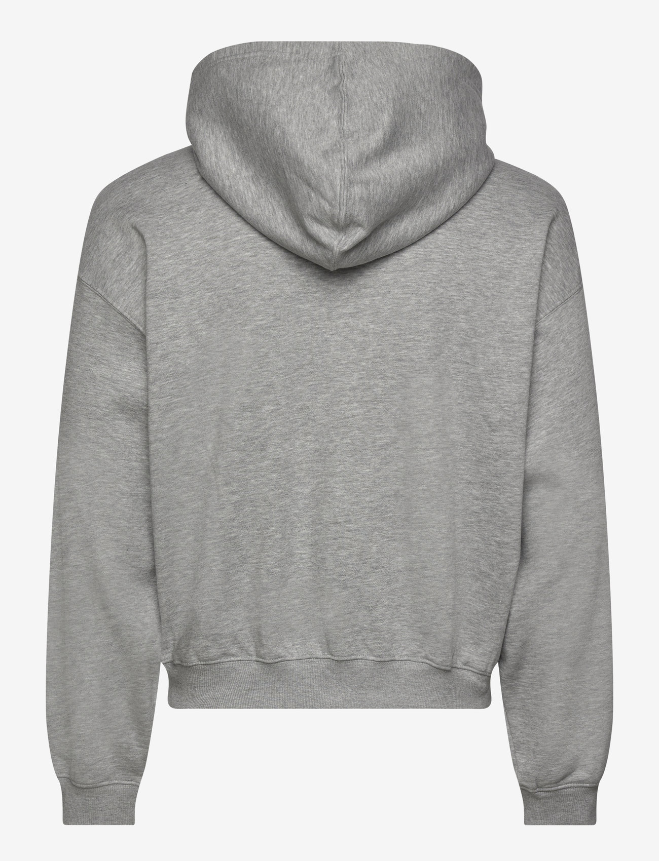 Weekday - Boxy Midweight Zip Hoodie - hættetrøjer - light grey - 1