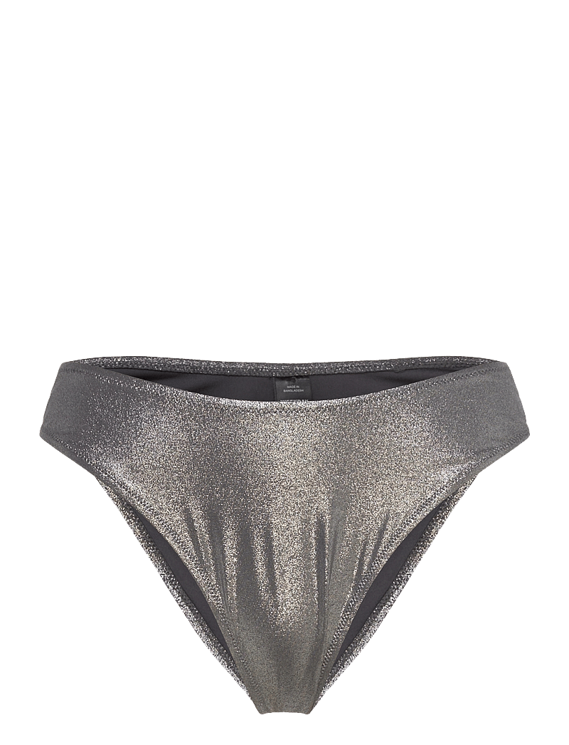 Weekday - Scooped Glitter Bikini Bottoms - bikinibriefs - grey - 0