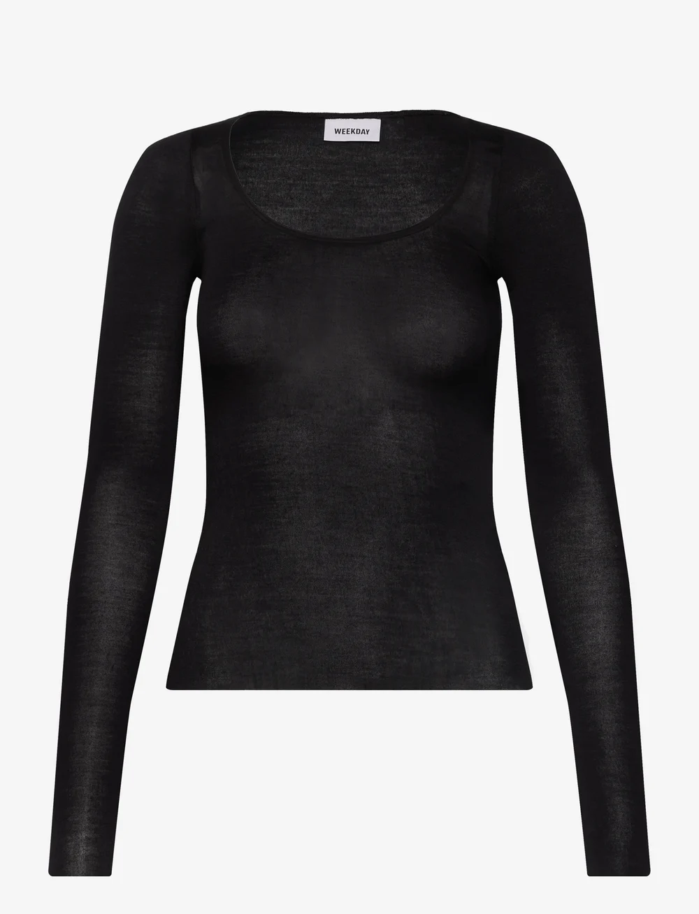 Weekday Sheer Long Sleeve Top Langarmlige tops Boozt