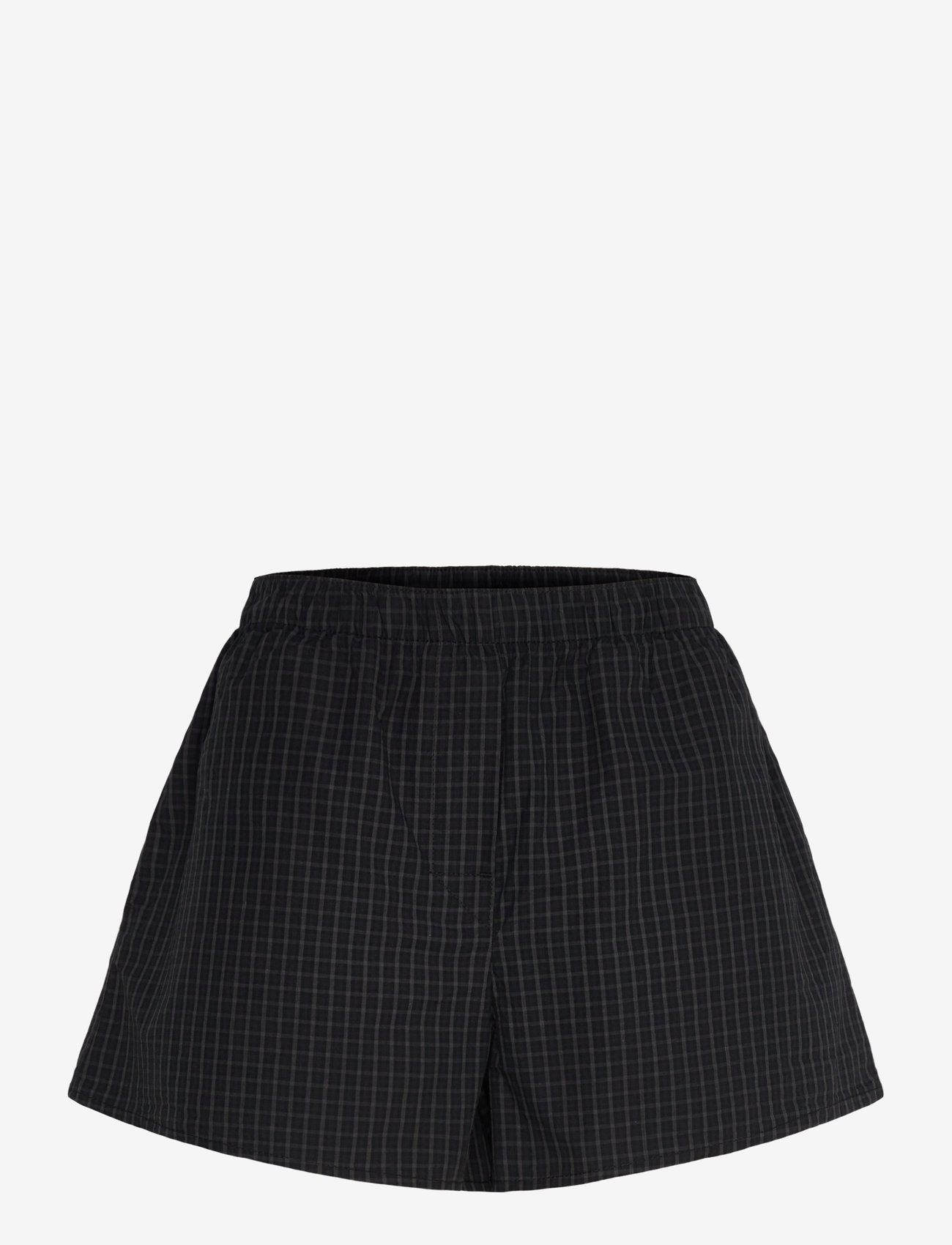 Weekday - Relaxed Boxer Cotton Shorts - sweatshorts - black - 0