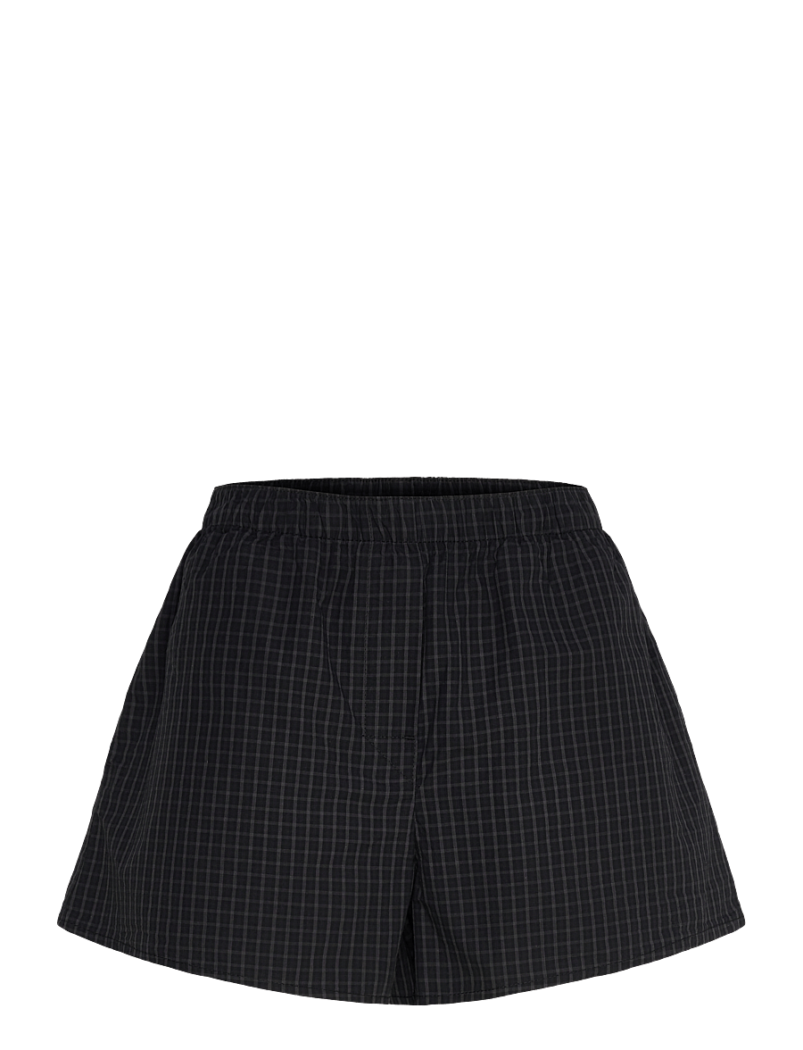 Weekday - Relaxed Boxer Cotton Shorts - lühikesed dressipüksid - black - 0