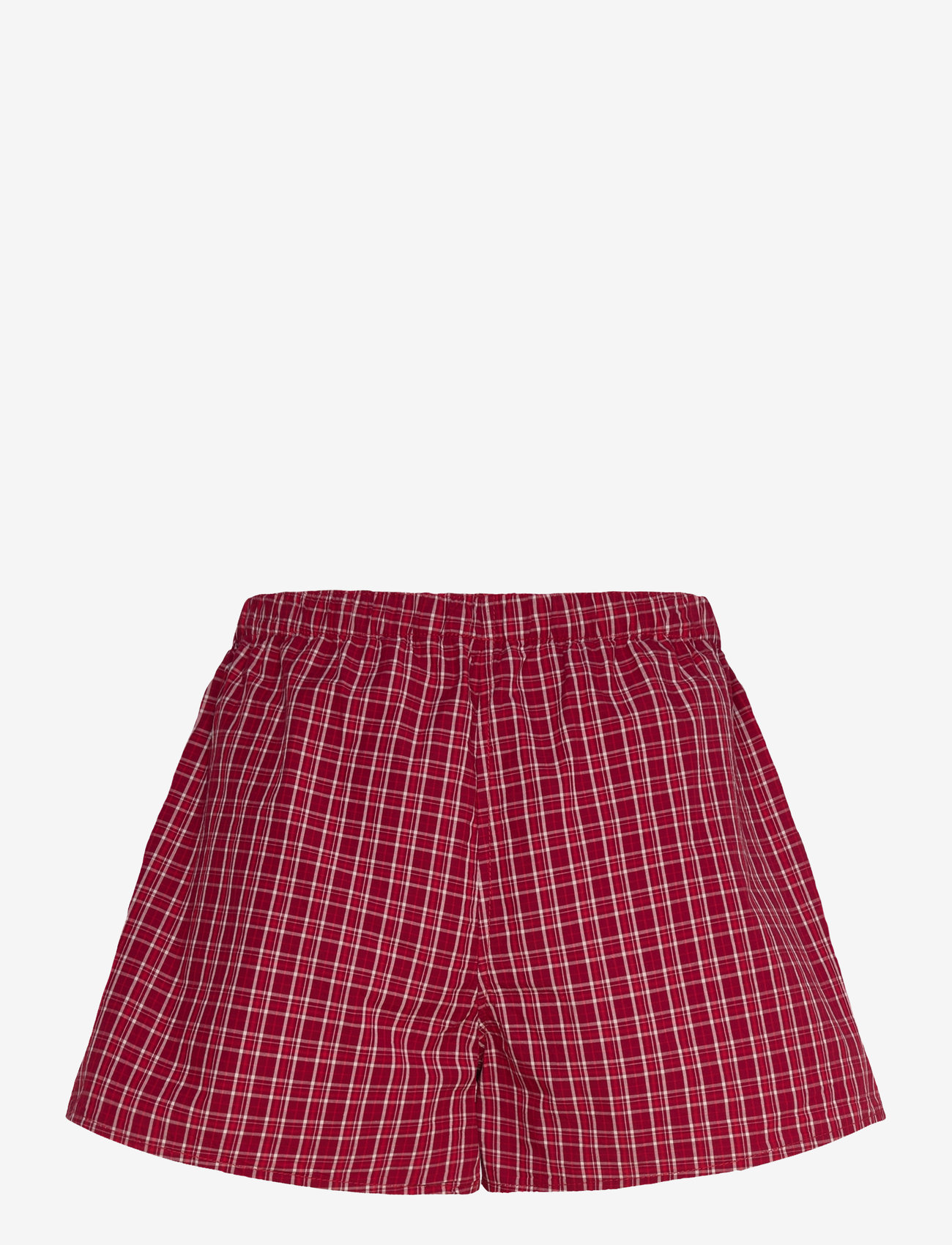 Weekday - Relaxed Boxer Cotton Shorts - sweatshorts - red bright - 1