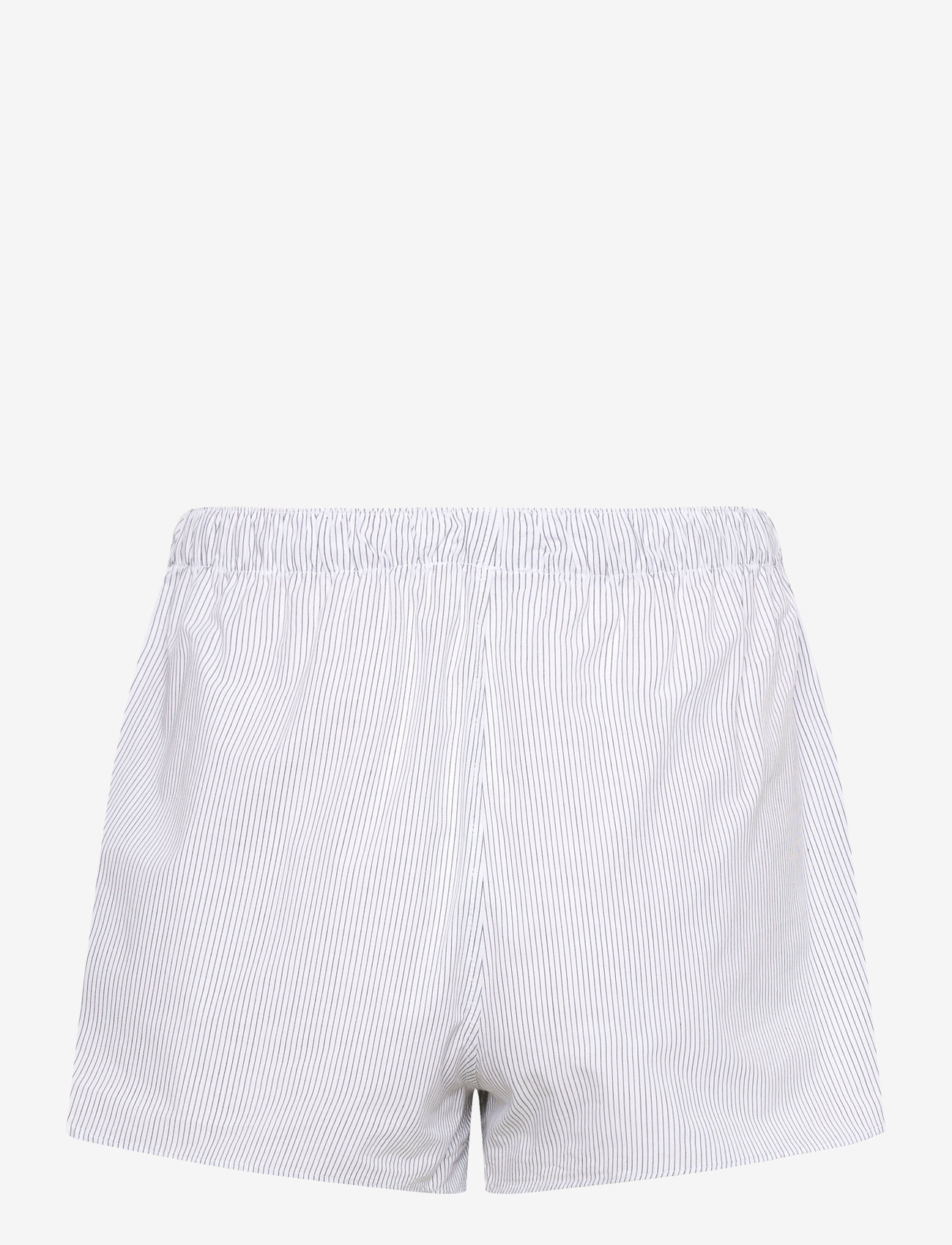 Weekday - Relaxed Boxer Cotton Shorts - dresowe szorty - white - 1