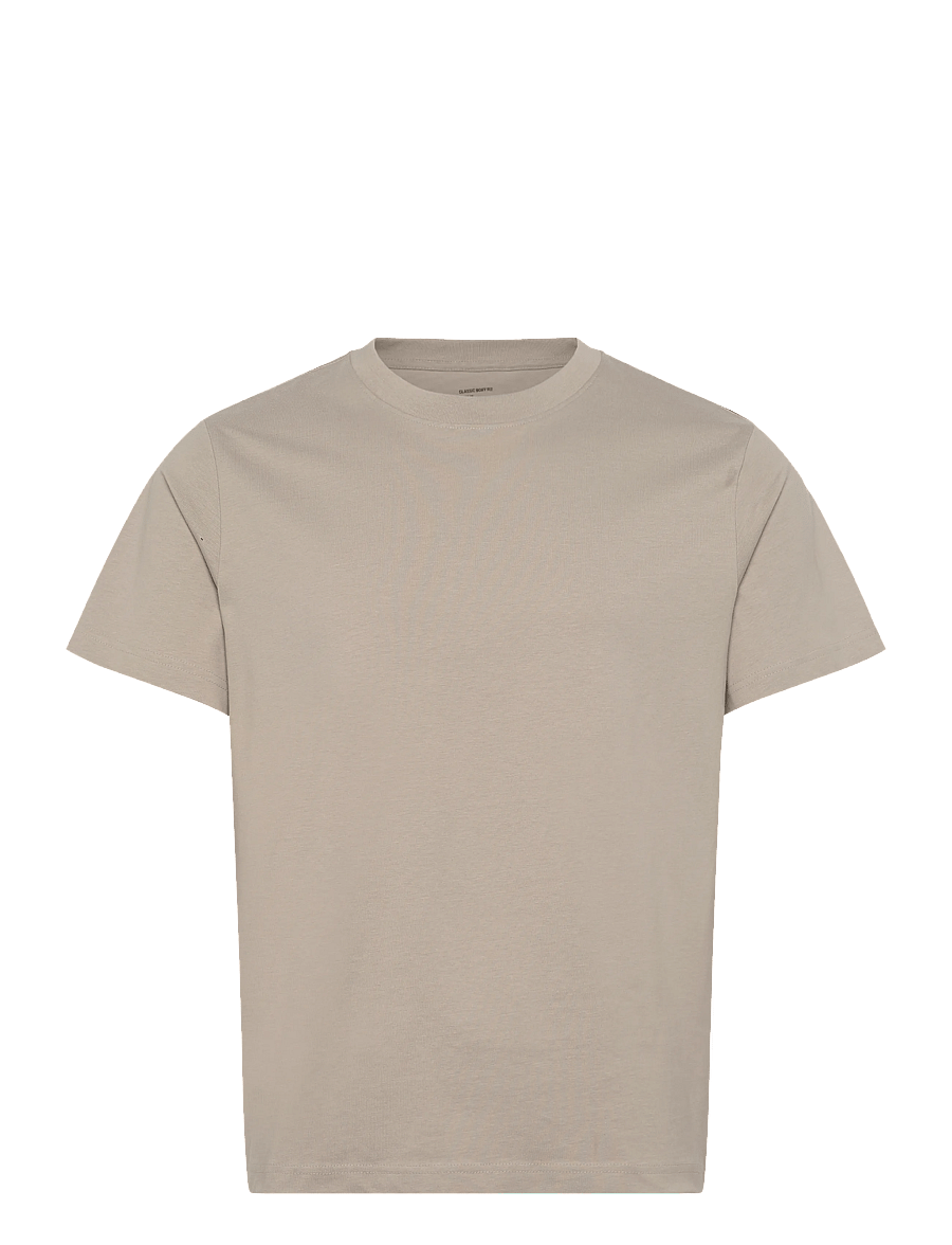 Weekday - Classic Fit T-shirt - short-sleeved t-shirts - dusty sand - 0