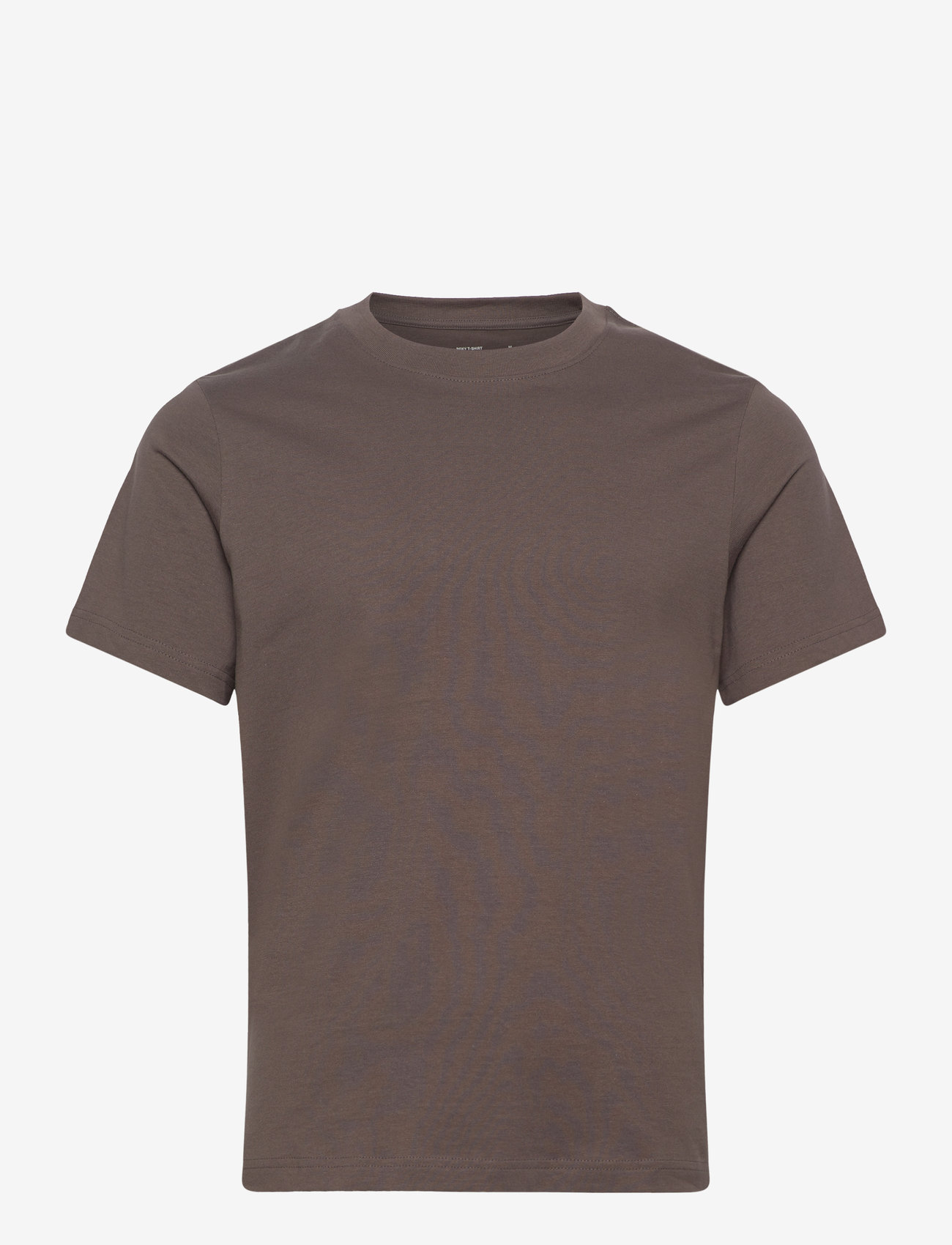 Weekday - Classic Boxy T-shirt - short-sleeved t-shirts - mole - 0