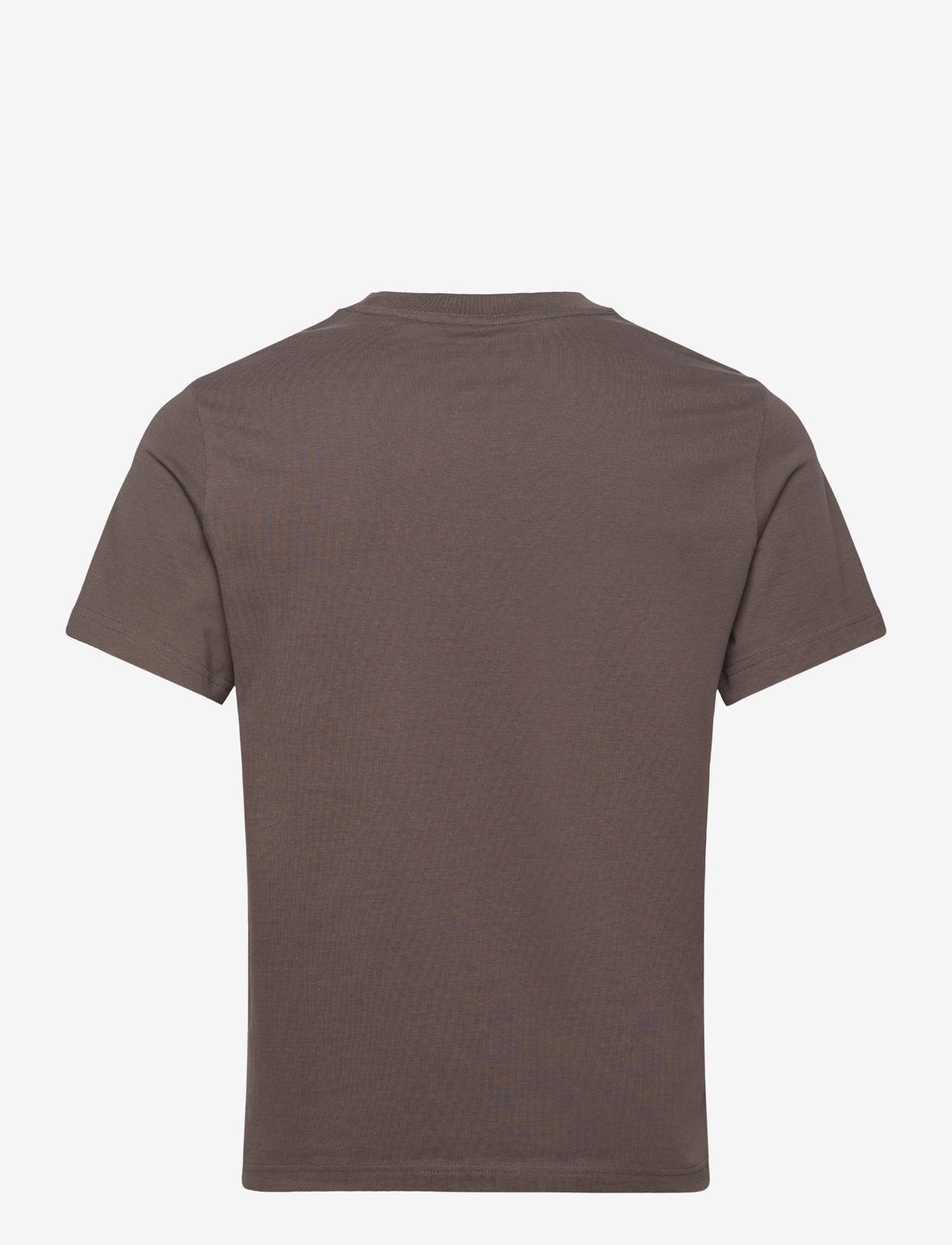 Weekday - Classic Boxy T-shirt - short-sleeved t-shirts - mole - 1