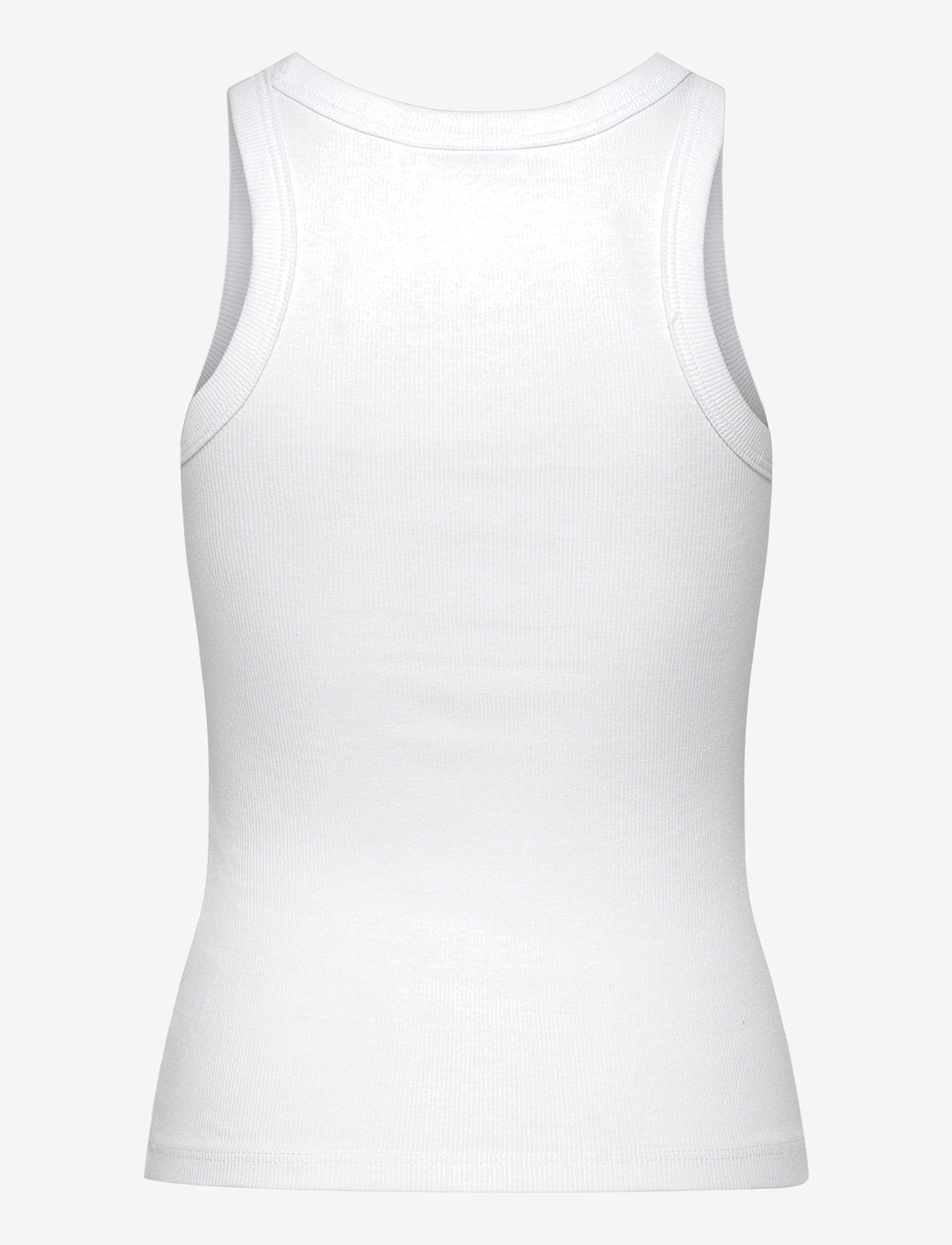 Weekday - Fitted Rib Tank Top - Ärmellose tops - white - 1