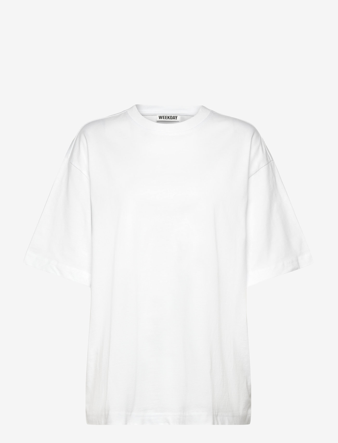 Weekday - Oversized T-shirt - t-shirts - white - 0