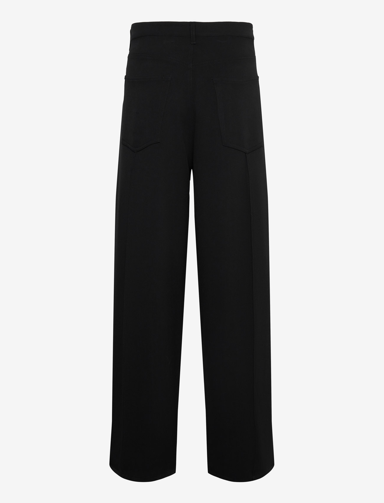 Weekday - Loose Baggy Track Trousers - casual byxor - black - 1