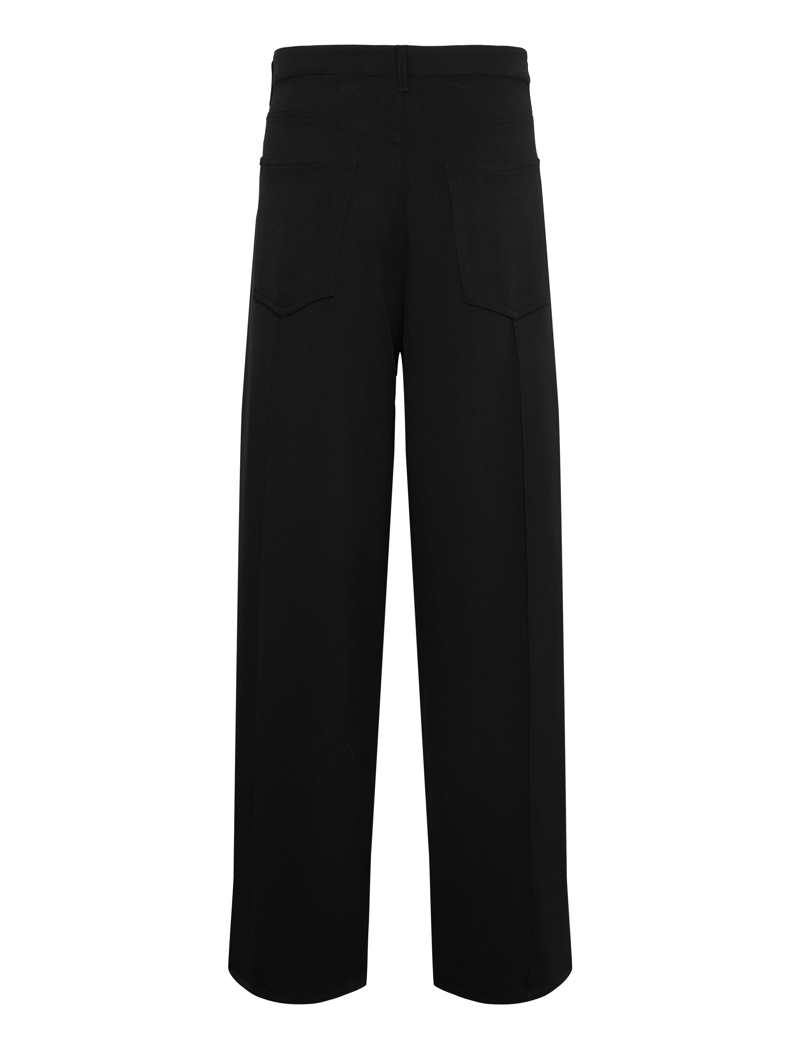 Weekday - Loose Baggy Track Trousers - casual trousers - black - 1