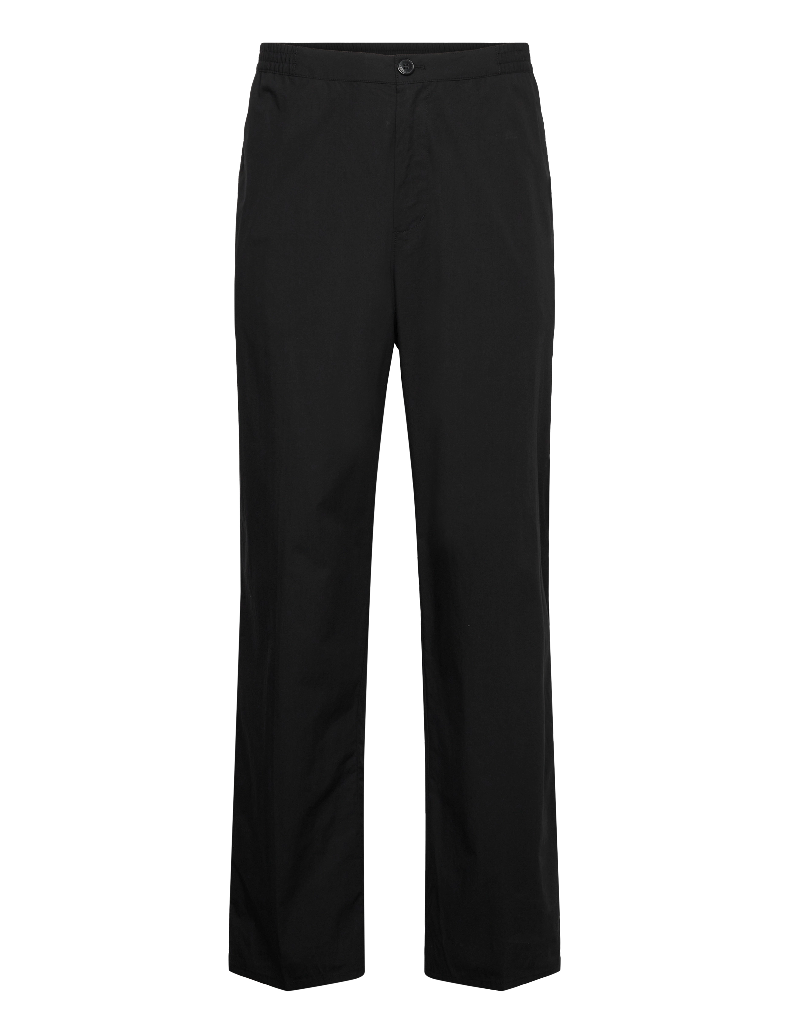 Weekday Relaxed Casual Trousers - Hosen - BLACK / black