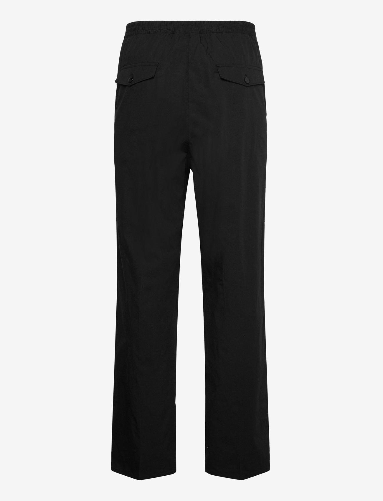 Weekday - Relaxed Casual Trousers - casual bukser - black - 1
