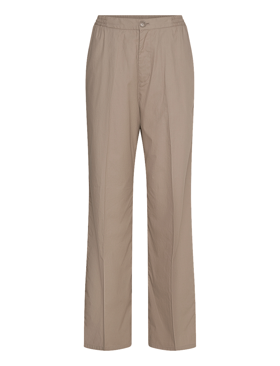 Weekday - Relaxed Casual Trousers - casual trousers - dusty mole - 0