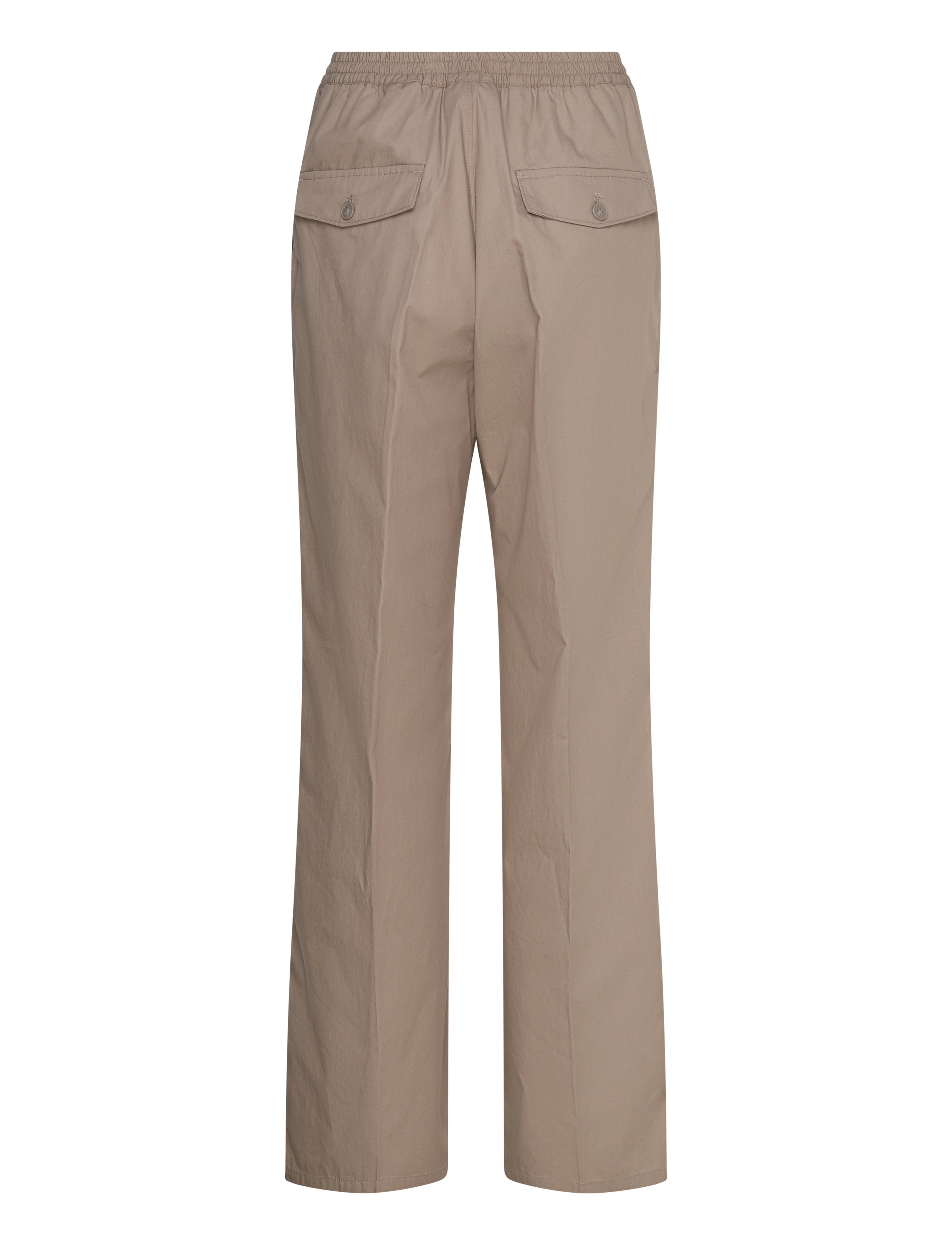 Weekday - Relaxed Casual Trousers - casual bukser - dusty mole - 1