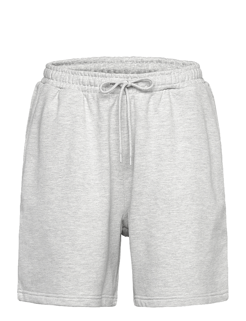 Weekday - Relaxed Terry Shorts - sweatshorts - grey melange - 0