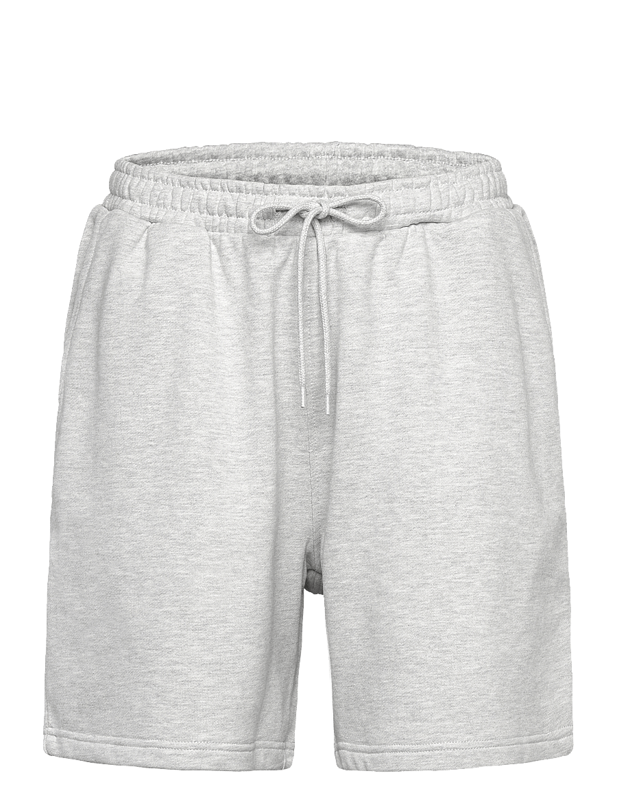 Weekday - Relaxed Terry Shorts - sweatshorts - grey melange - 1