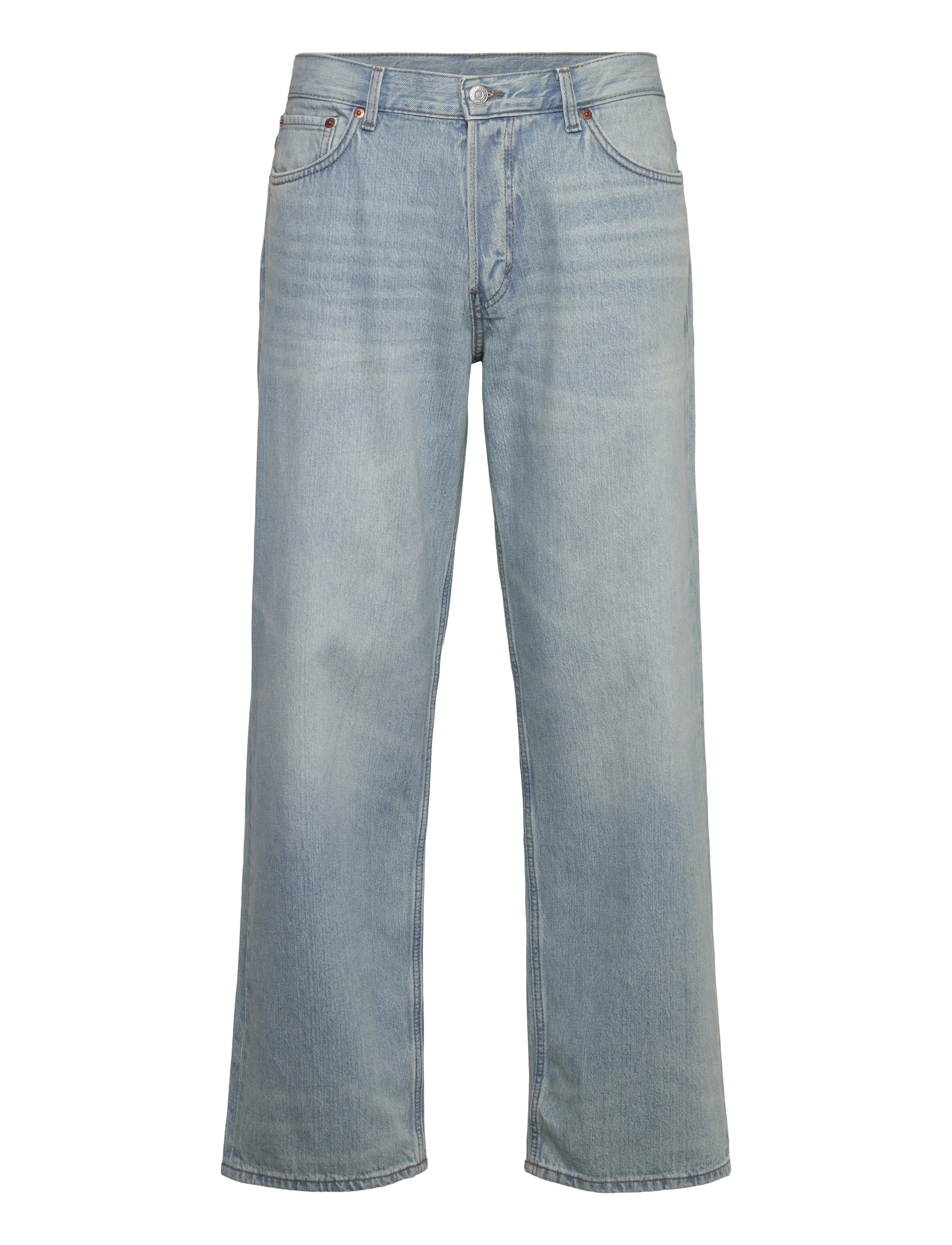 Weekday Sphere Low Rise Loose Straight Leg Jeans - Jeans - AEON BLUE / blue