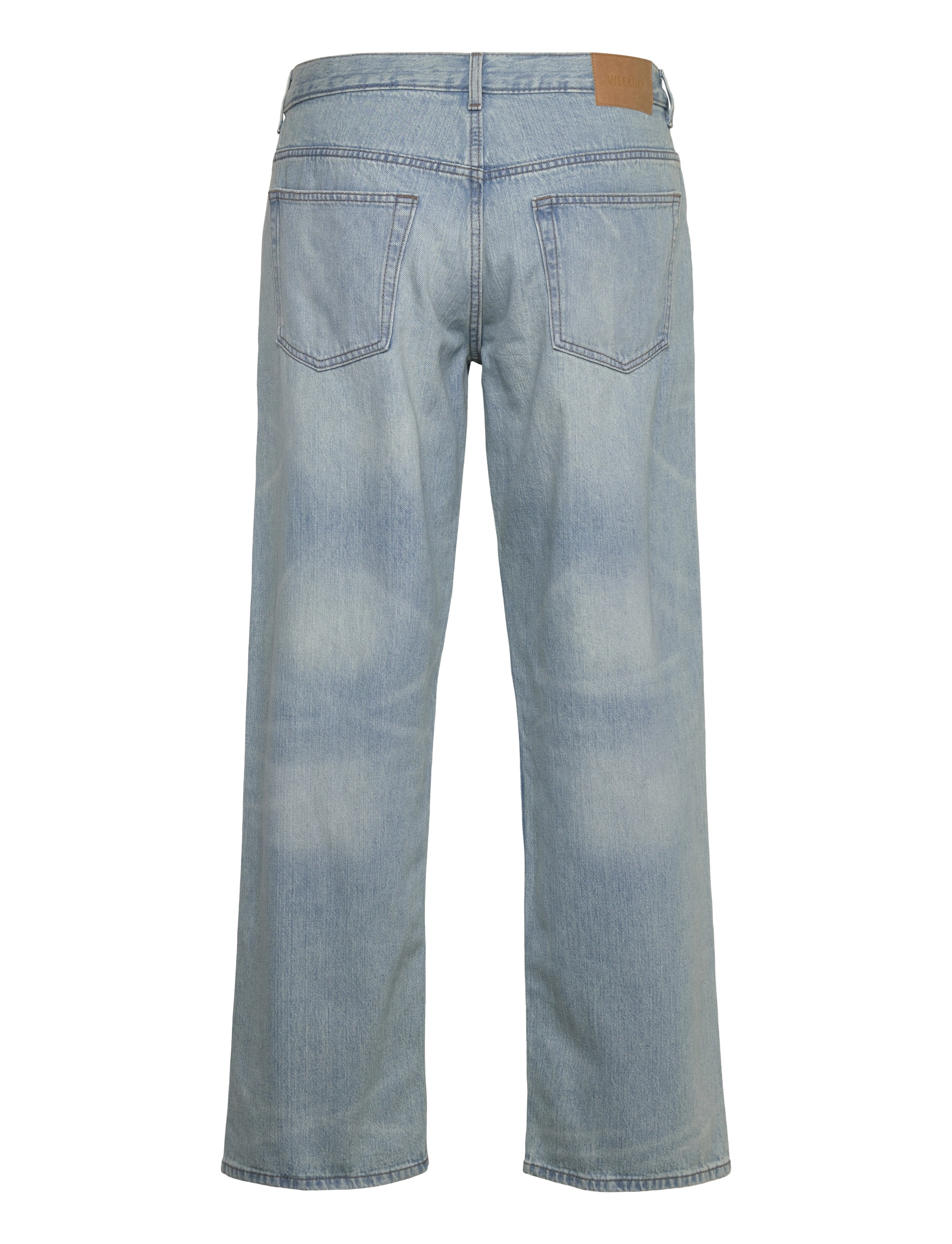 Weekday - Sphere Low Rise Loose Straight Leg Jeans - aeon blue - 1