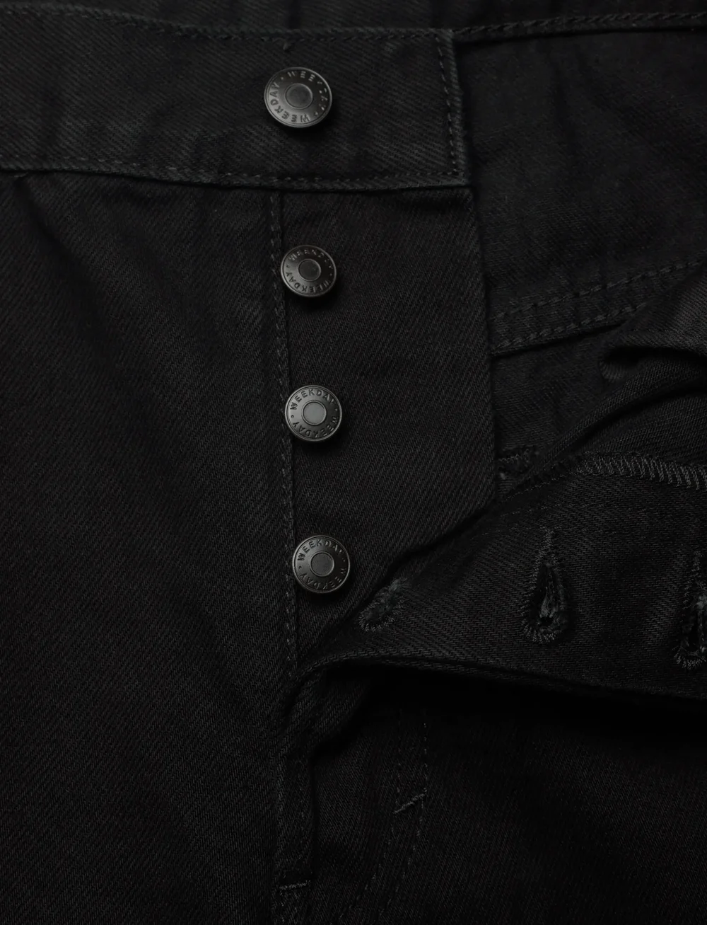 Weekday - Sphere Low Loose Jeans - loose jeans - black rinse - 3