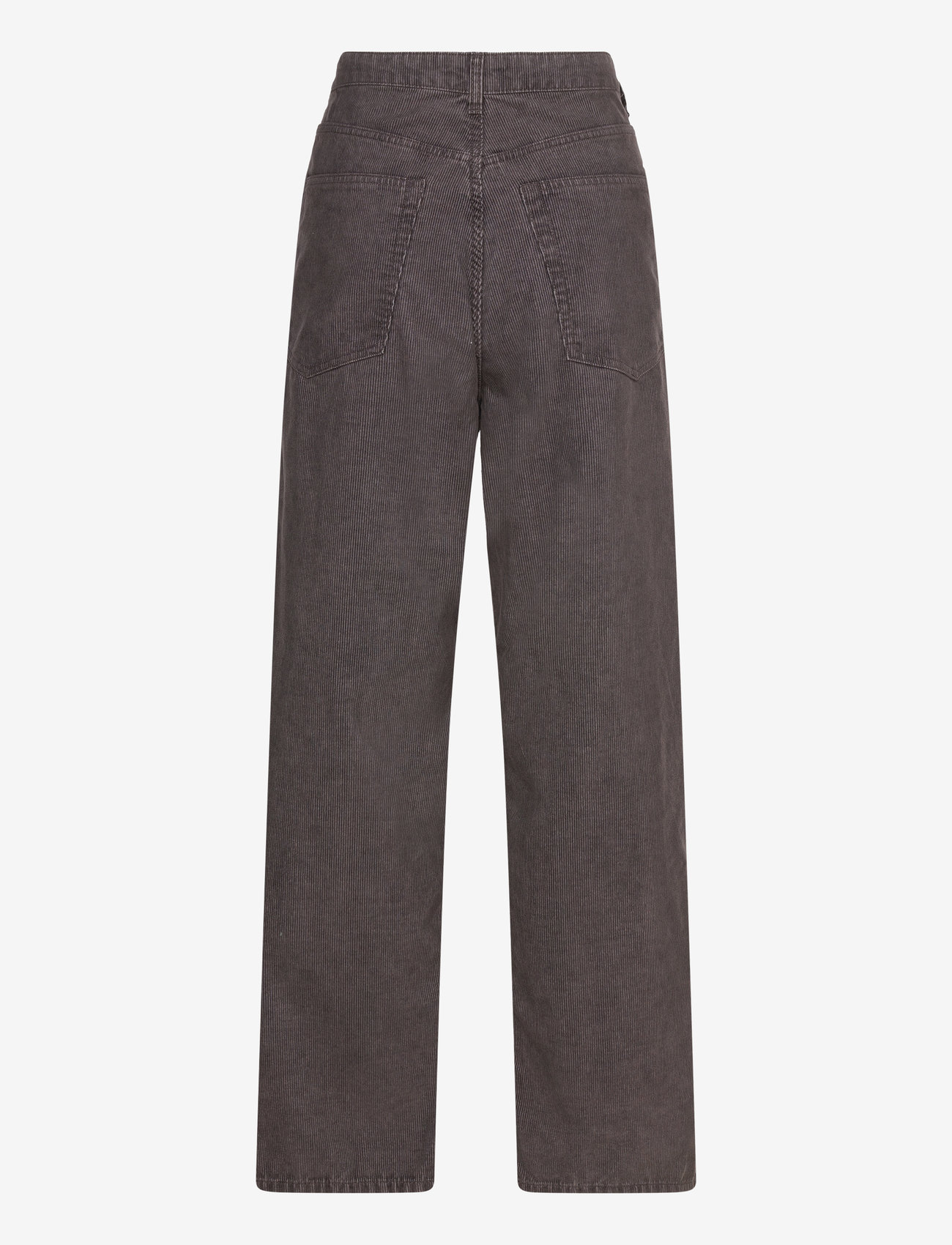 Weekday - Loose Baggy Corduroy Trousers - hosen mit weitem bein - washed dark brown - 1