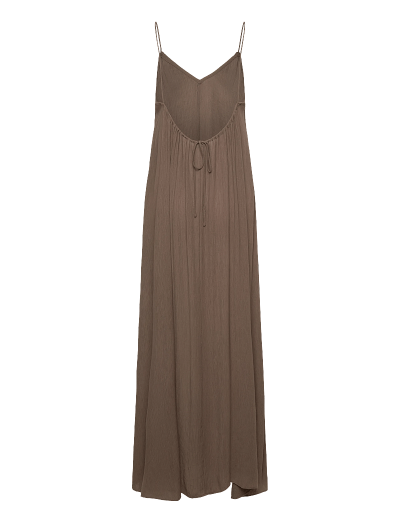 Weekday - Flowy Maxi Dress - cocktailkjoler - mole dark - 1