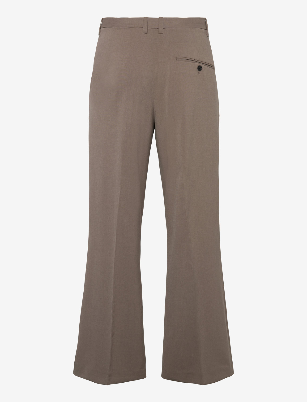 Weekday - Flared Suit Trousers - kostiuminės kelnės - dark mole - 1