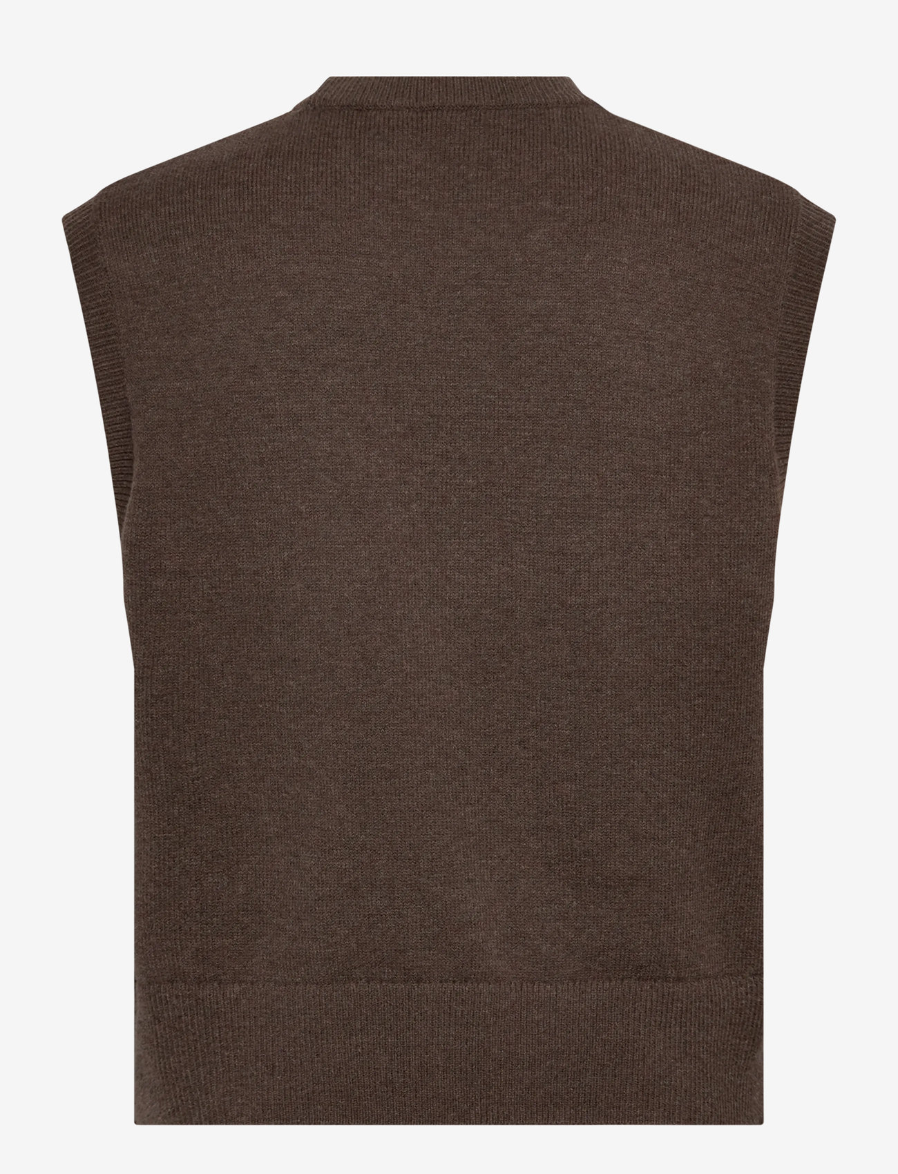 Weekday - Knitted Vest - stickade västar - brown - 1