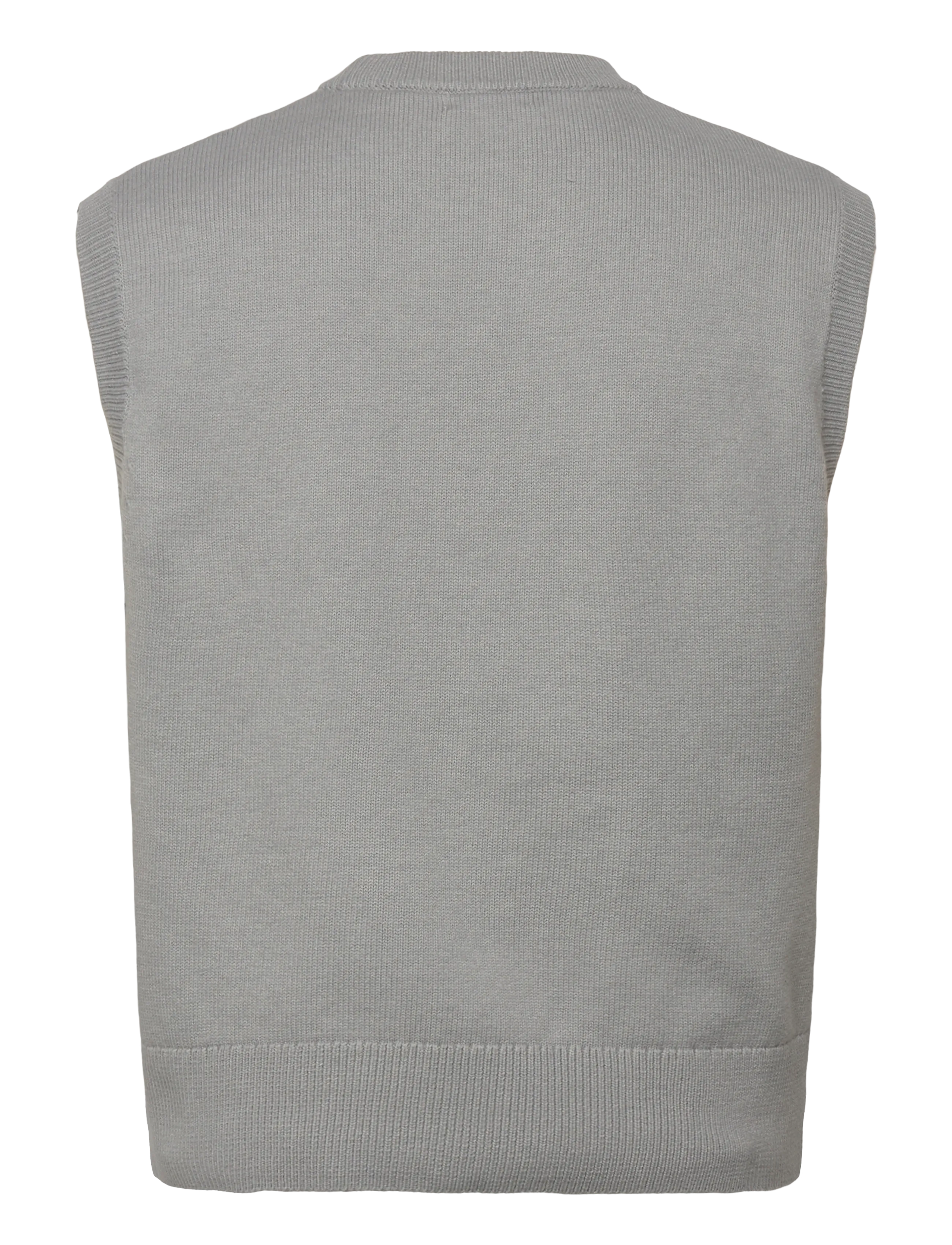 Weekday - Knitted Vest - knitted vests - grey dusty light - 1
