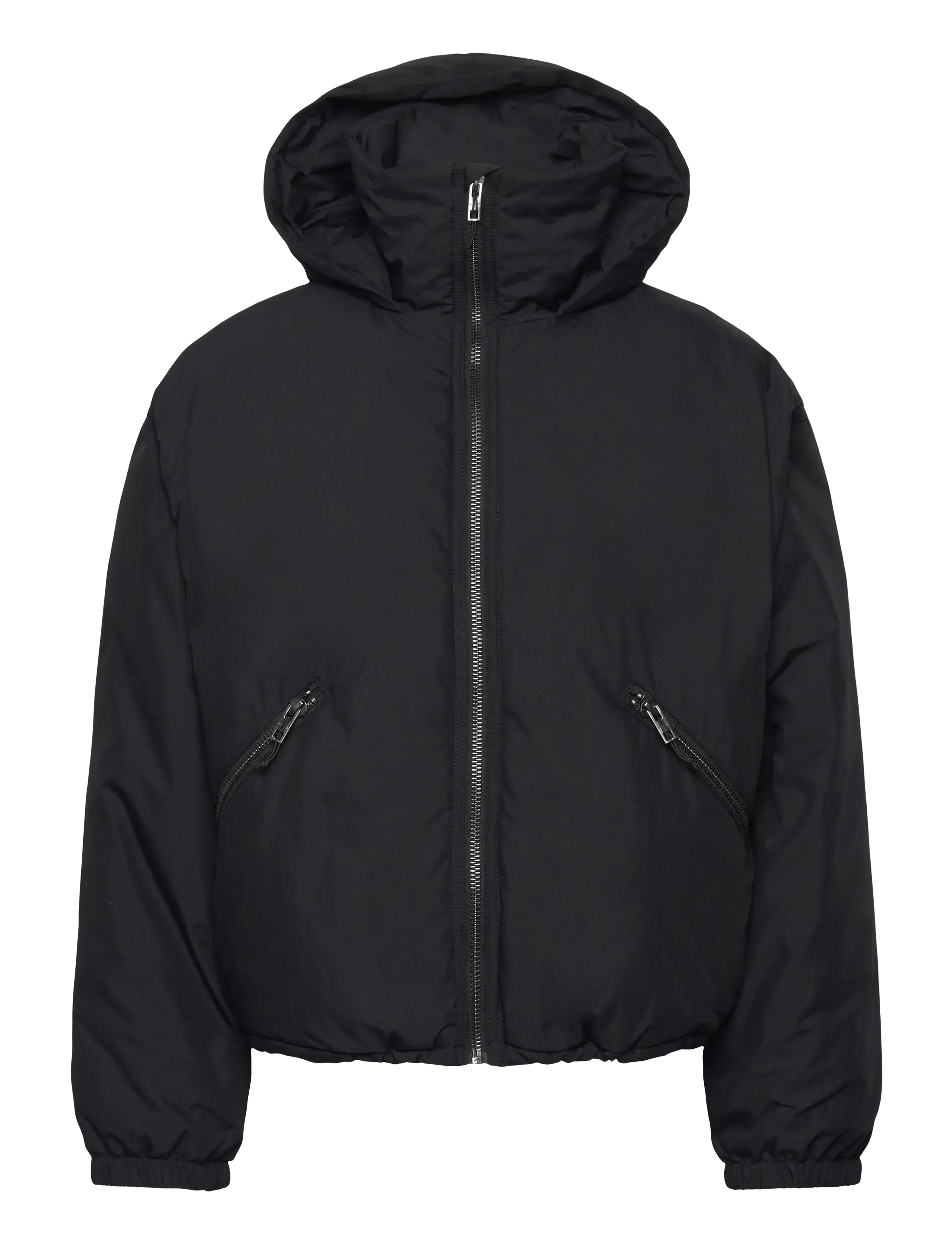 Weekday Padded Hooded Puffer Jacket, S, Jackets, Schwarz - Männerswear