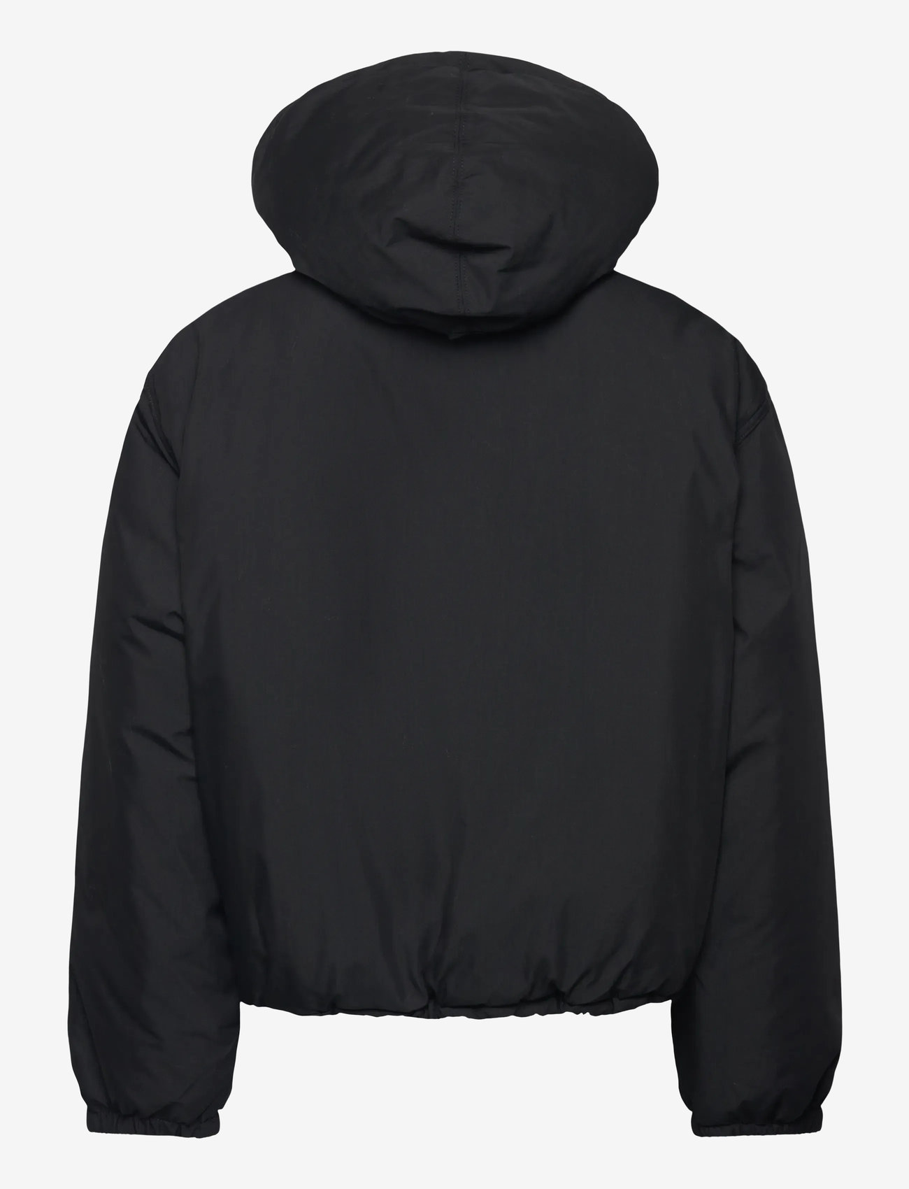 Weekday - Padded Hooded Puffer Jacket - talvejoped - black - 1