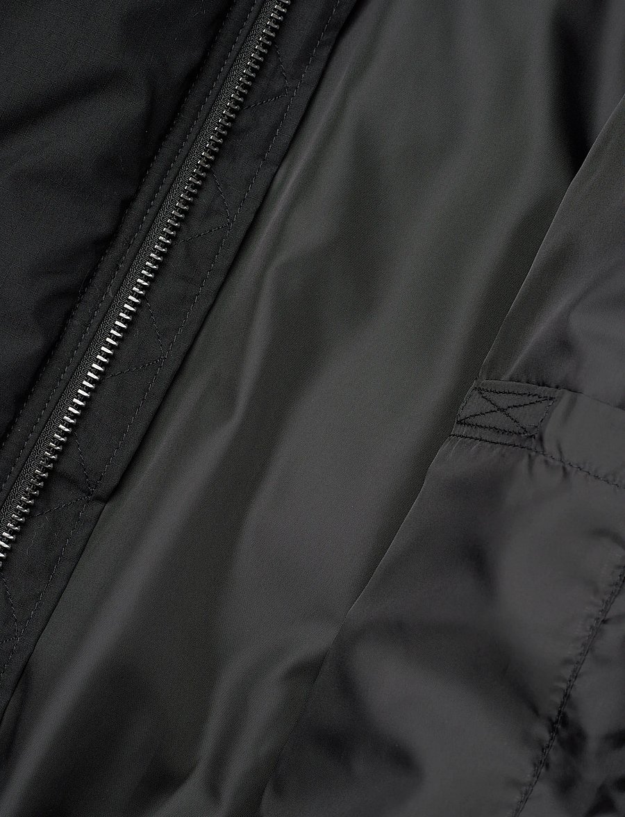 Weekday - Padded Hooded Puffer Jacket - sulejoped - black - 5