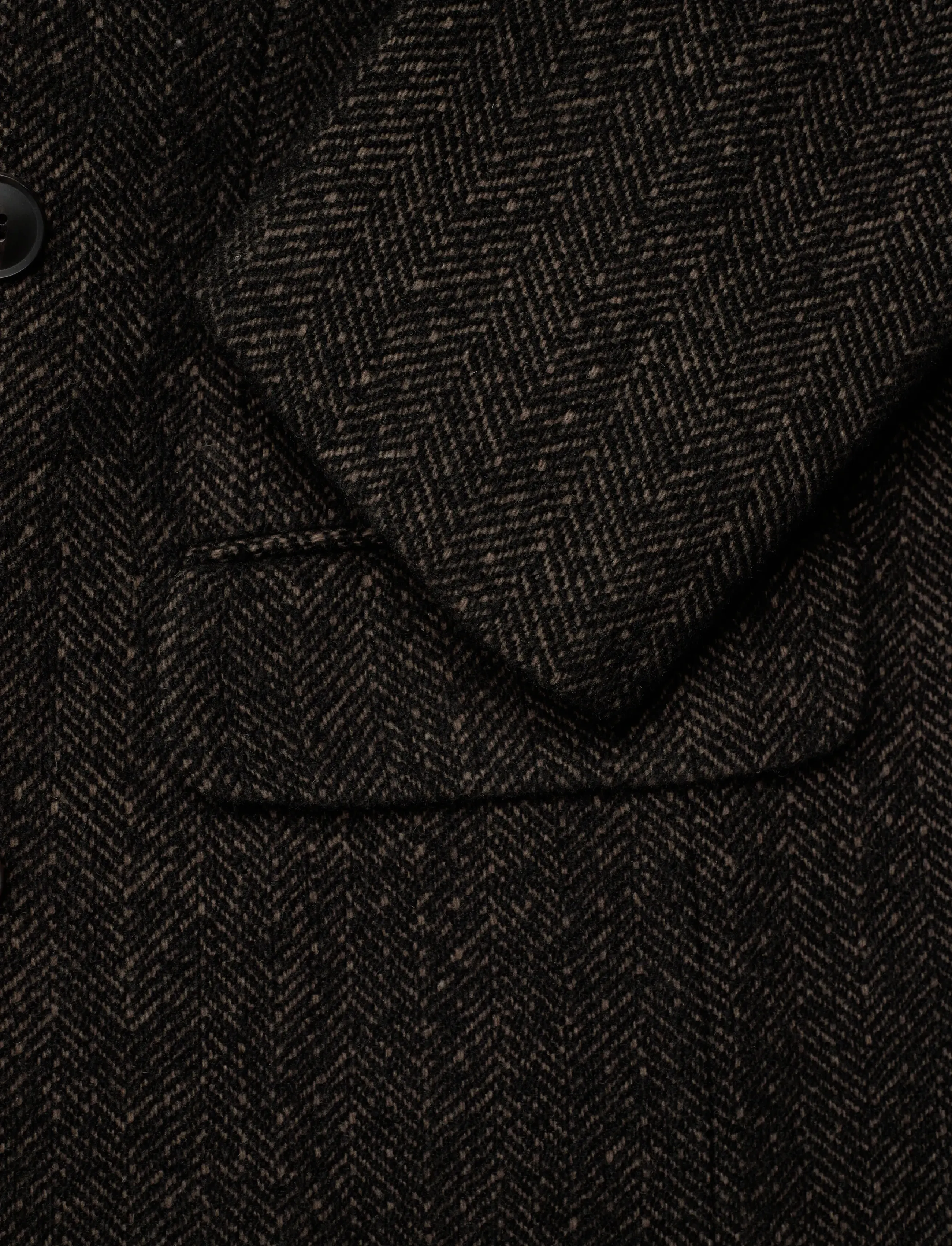 Weekday - Oversized Double-Breasted Wool-Blend Coat - talvejoped - brown herringbone - 3