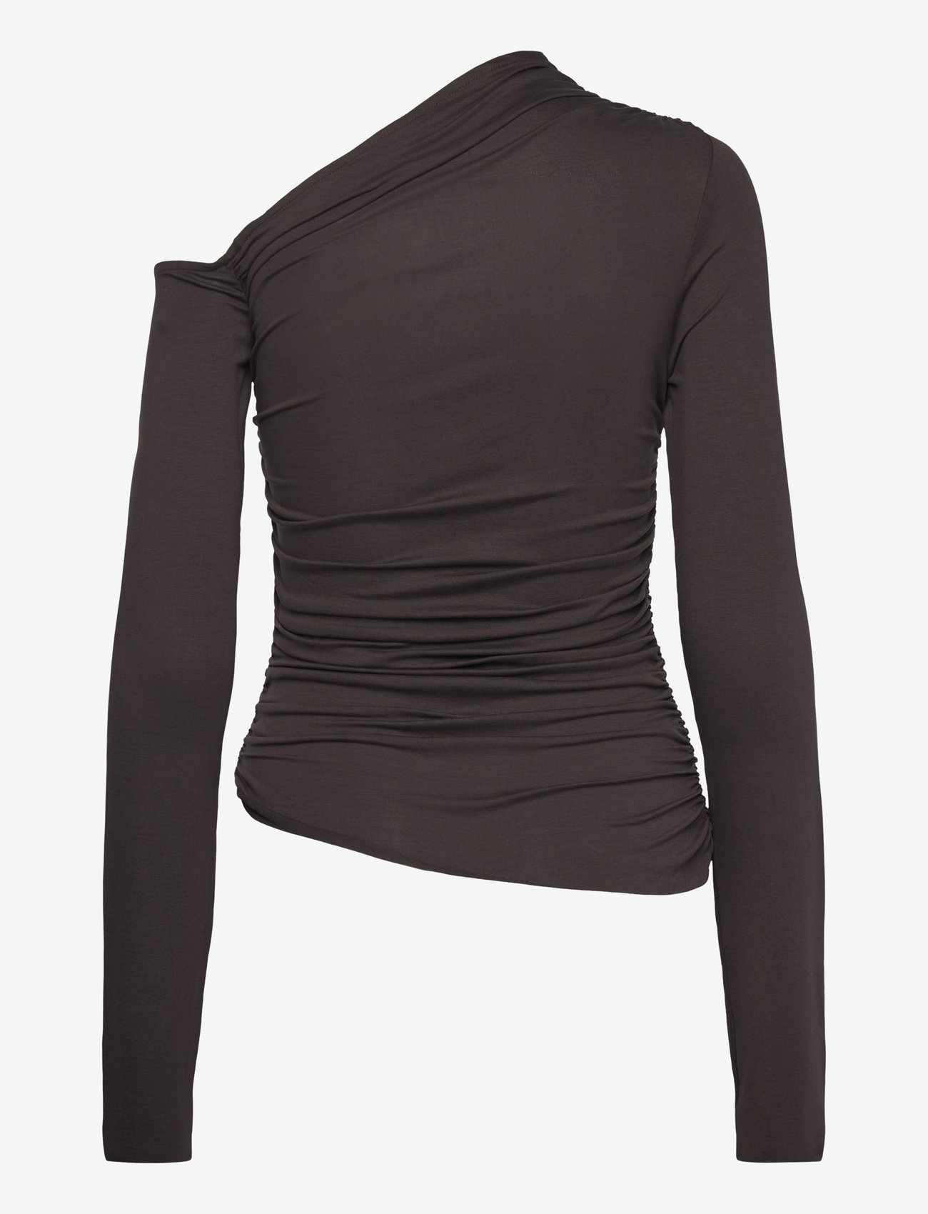 Weekday Drape Asymmetric Lyocell Top (WEE1241006) - Long-sleeved
