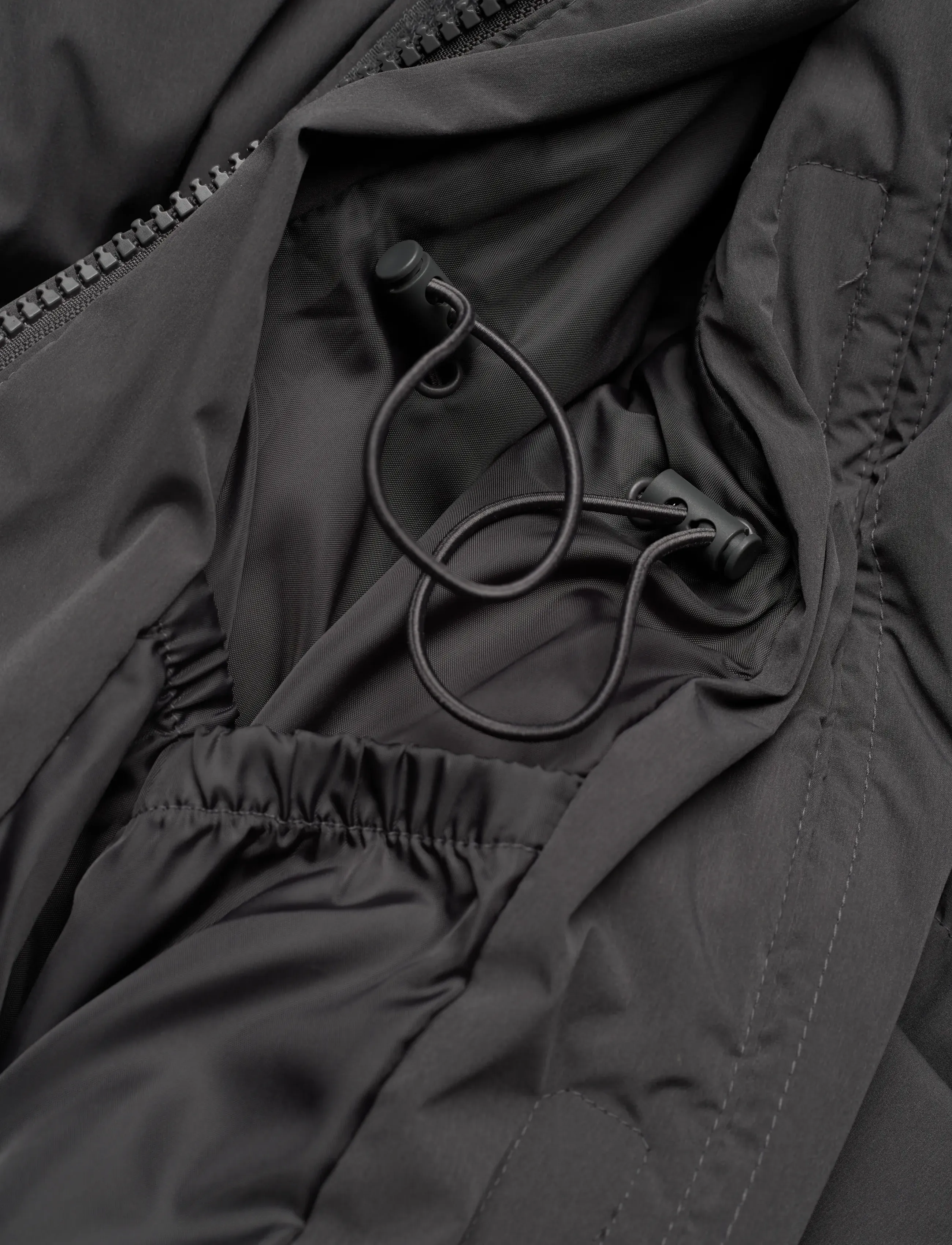 Weekday - Waisted Puffer Jacket - dark grey - 5