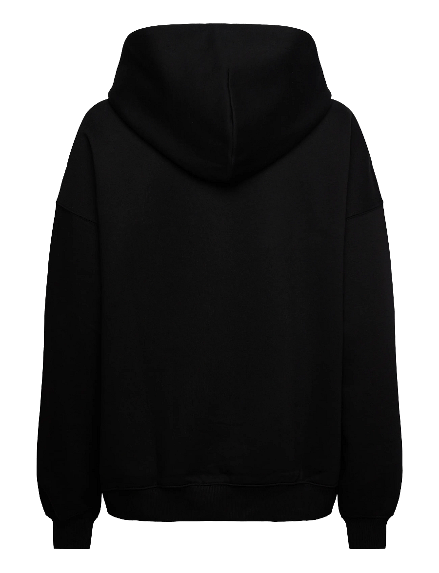 Weekday - Oversized Heavyweight Hoodie - hættetrøjer - black - 1