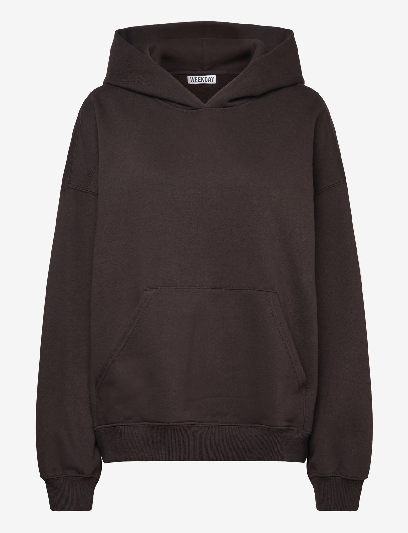 Weekday Oversized Heavyweight Hoodie - Kapuzenpullover - DARK BROWN / brown