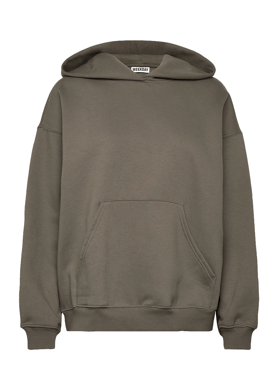 Weekday - Oversized Heavyweight Hoodie - kapuutsiga pusad - mid grey - 0