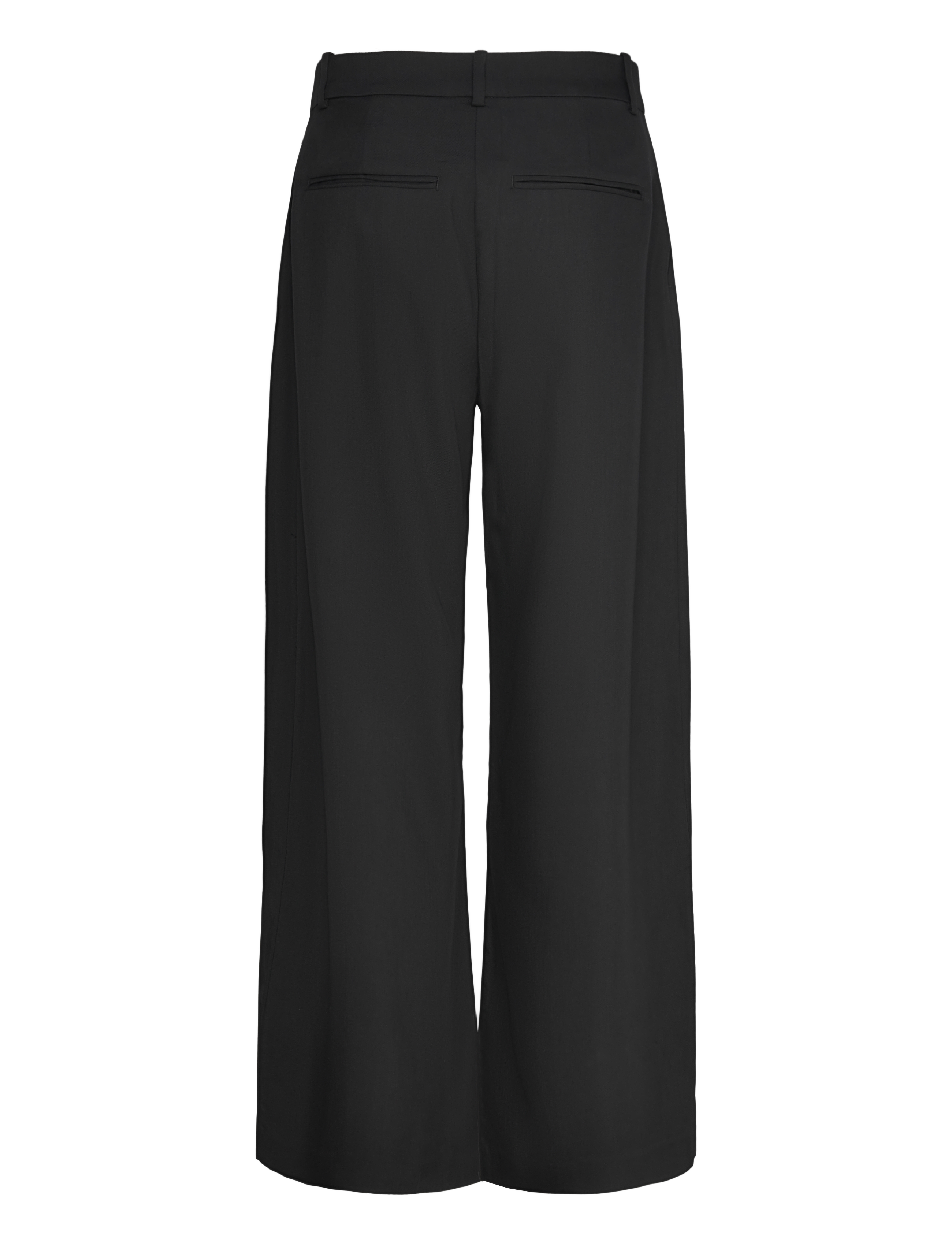 Weekday - Low Waist Wide Suiting Trousers - tailored trousers - black - 2