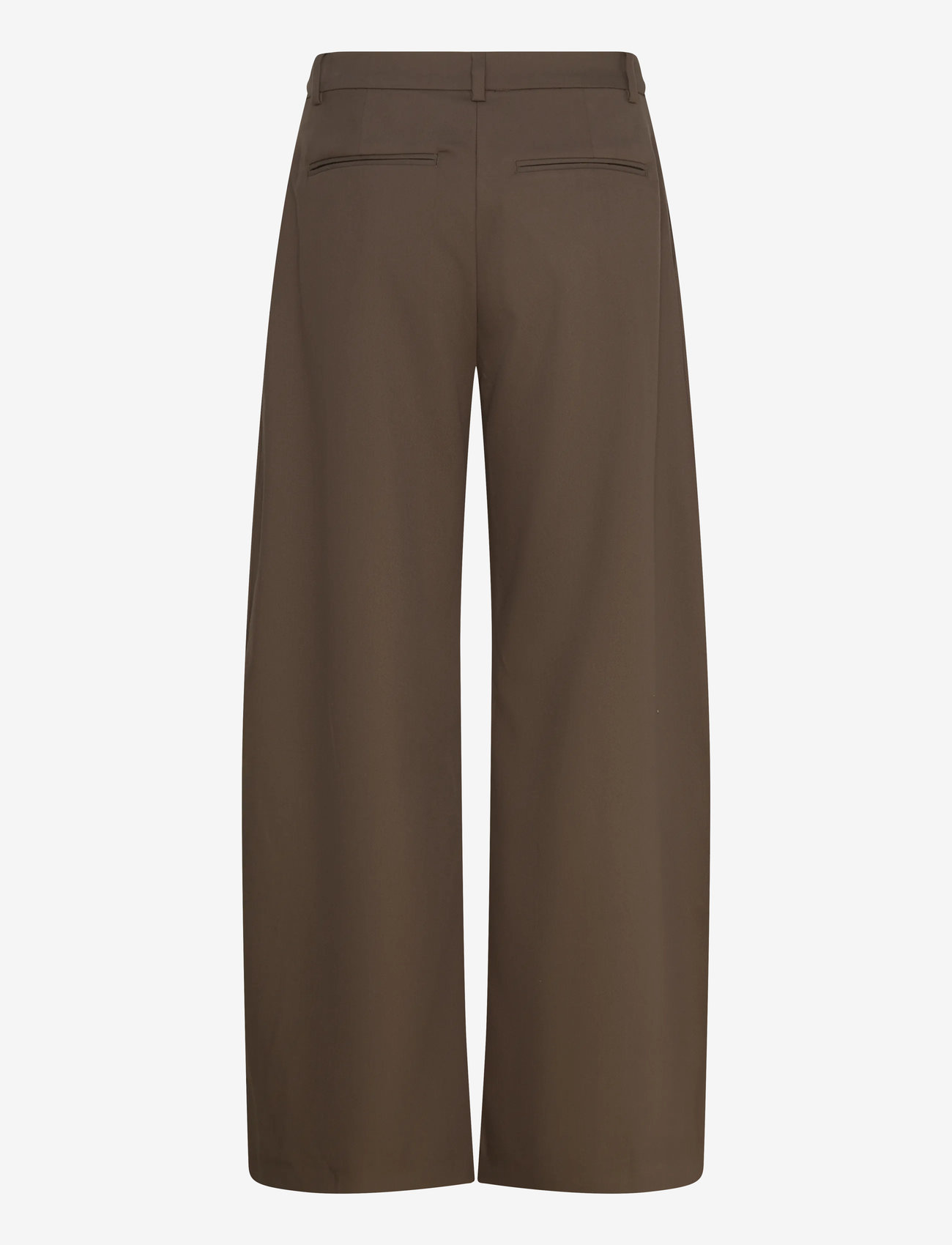 Weekday - Low Waist Wide Suiting Trousers - habitbukser - dark khaki green - 2